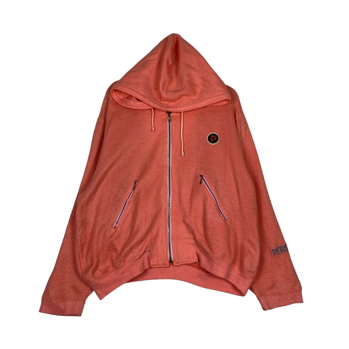 PERSON'S PERSON’S Small P Logo Zipper Hoodies Sweatshirt #0876-C39 Size US L / EU 52-54 / 3 - 2 Thumbnail