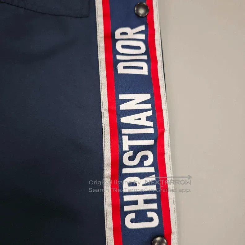 Dior Dior Dark blue classic logo button trousers Size 24" / US 00 / IT 34 - 7 Thumbnail