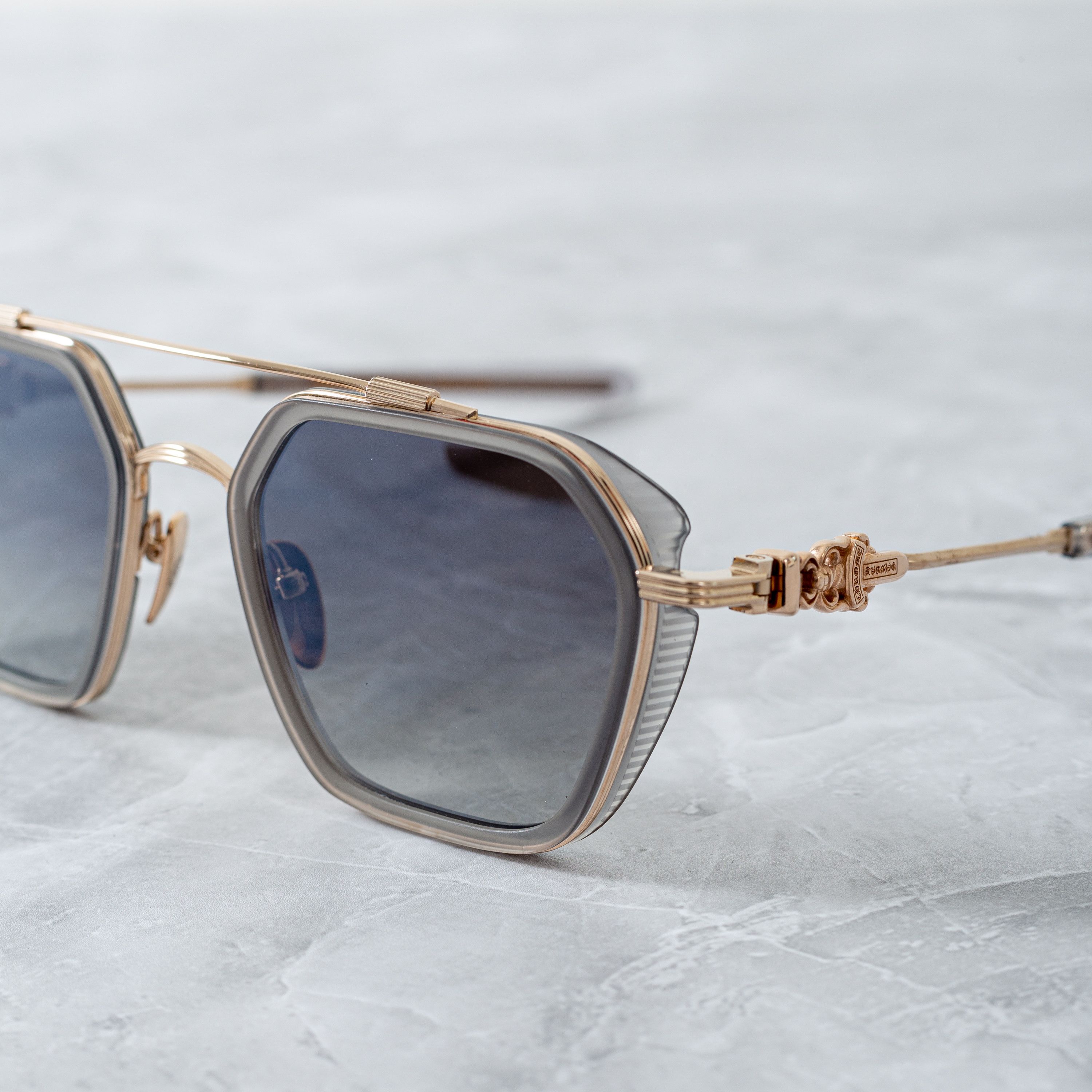 Chrome Hearts CHROME HEARTS HOTATION MATTE GRAPHITE/GOLD PLATED Size ONE SIZE - 4 Thumbnail