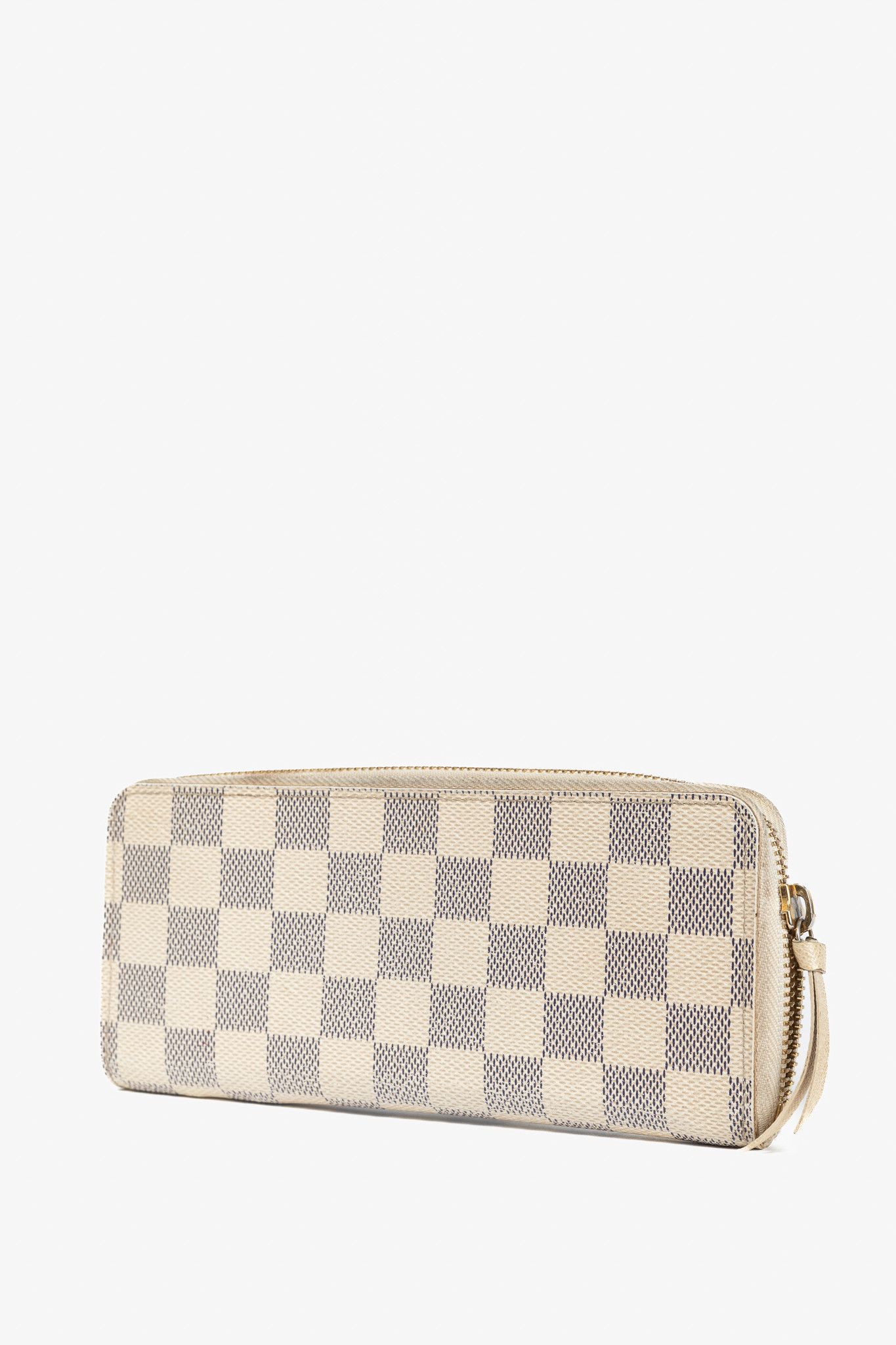 Louis Vuitton Louis Vuitton Clemence Damier Azur Canvas Zip Wallet Size ONE SIZE - 3 Thumbnail