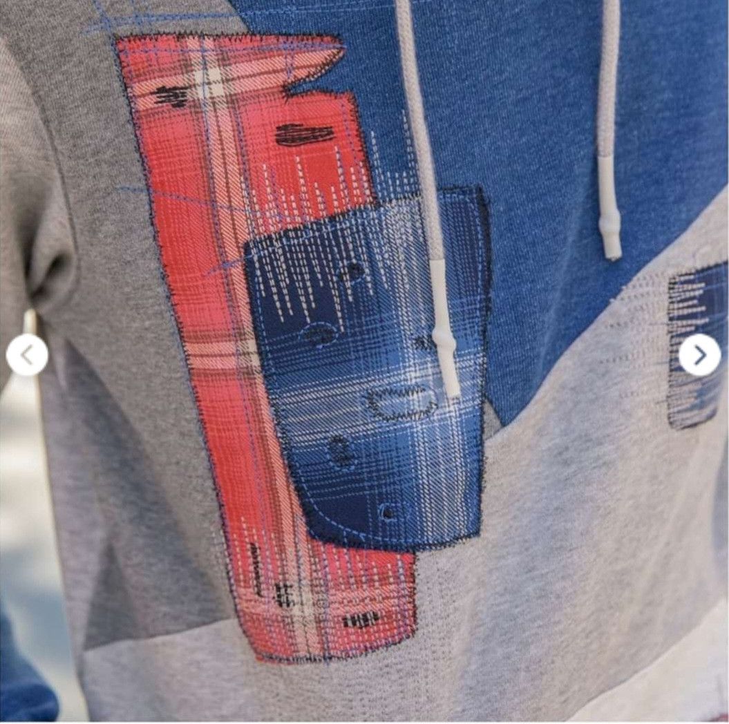 Prps Prps Men's Patchwork Hoodie XXL Size US XXL / EU 58 / 5 - 5 Thumbnail