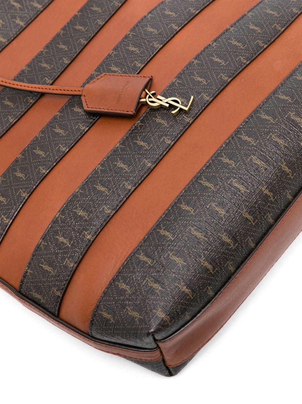 Saint Laurent Paris SS22 Le Monogramme Coated Canvas Shopping Bag Size ONE SIZE - 14 Thumbnail