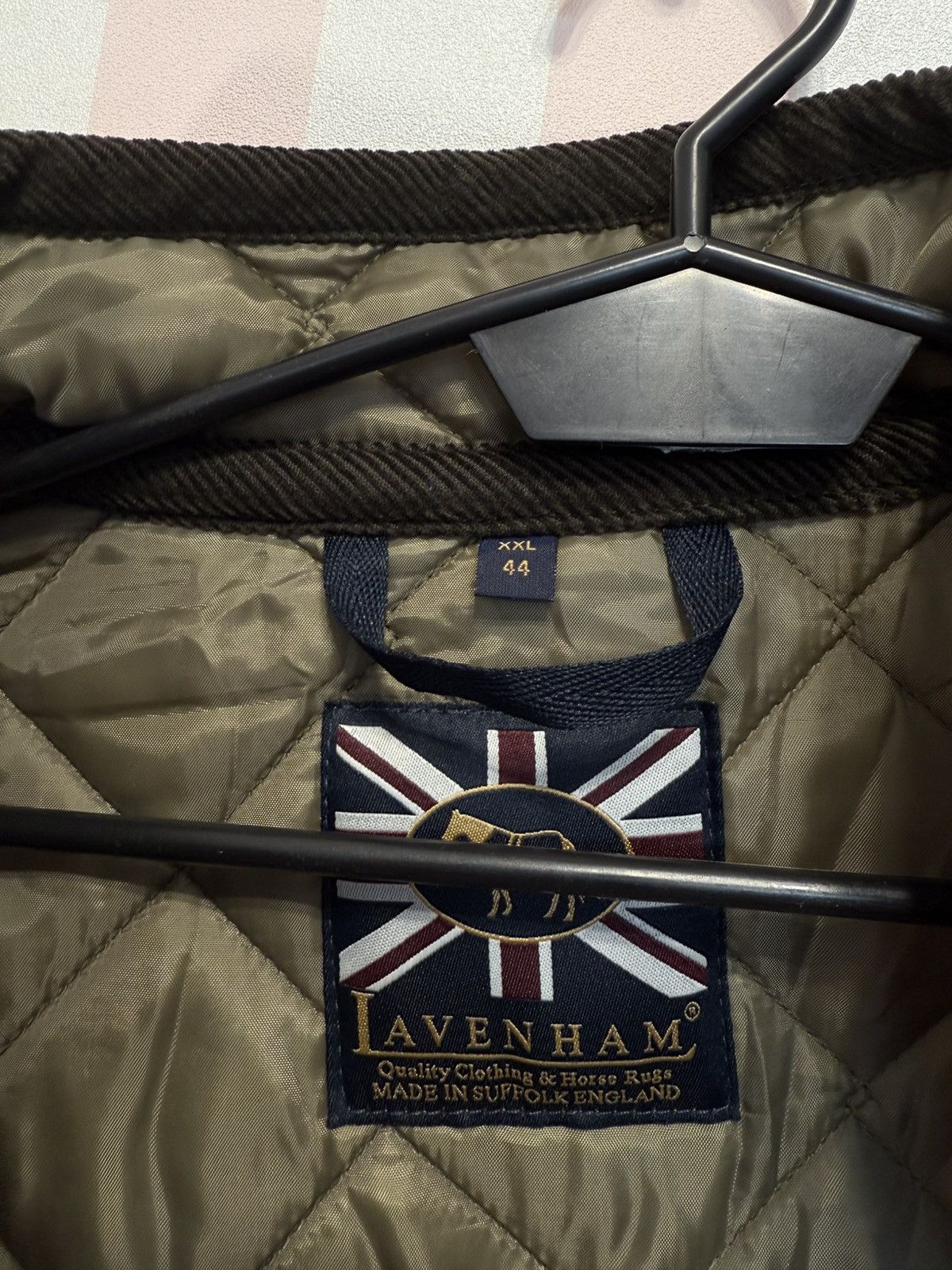Lavenham LAVENHAM x HOUSES THORNHAM Shetland Wool Tweed Quilted Gilet Size US XXL / EU 58 / 5 - 7 Thumbnail