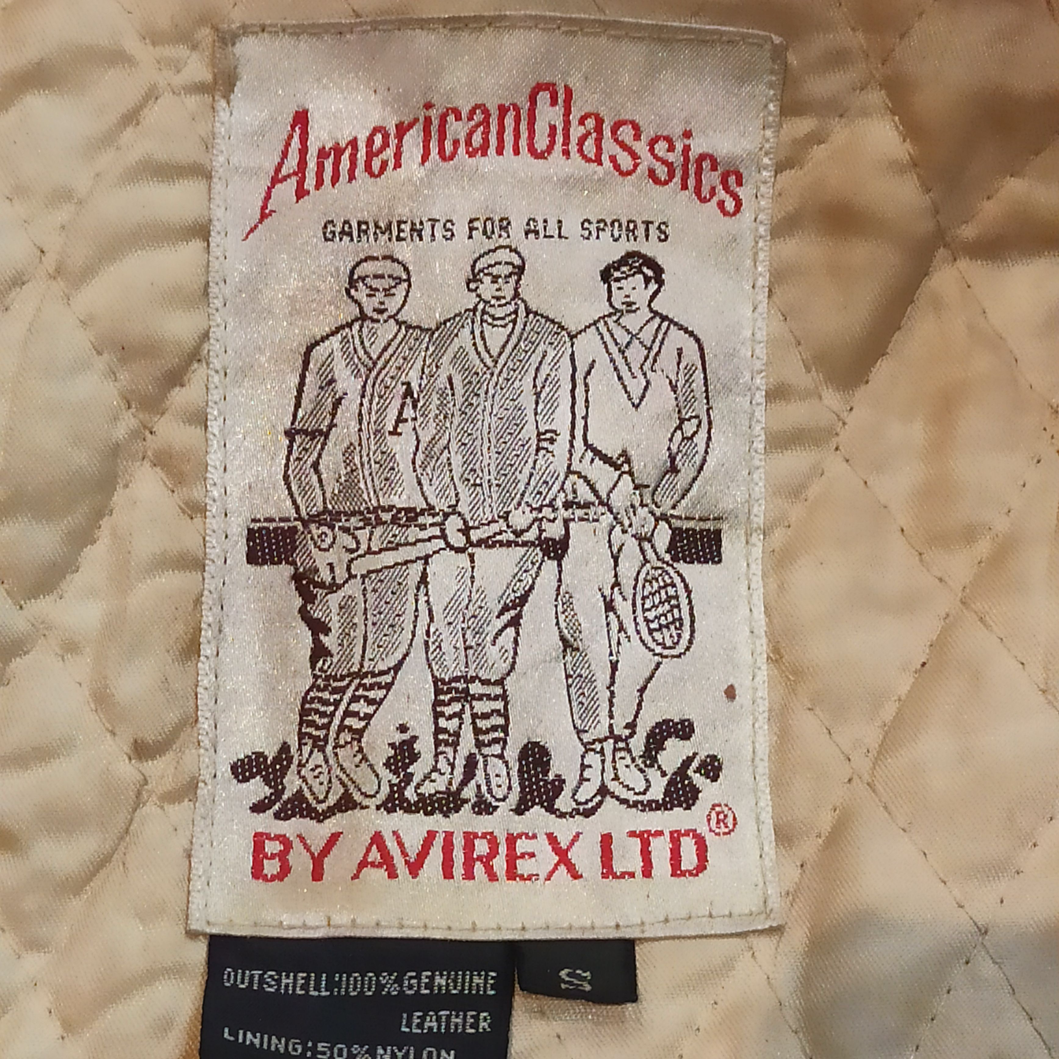 Avirex × Vintage Rare Vintage Leather varsity Jacket Avirex Size US S / EU 44-46 / 1 - 10 Thumbnail
