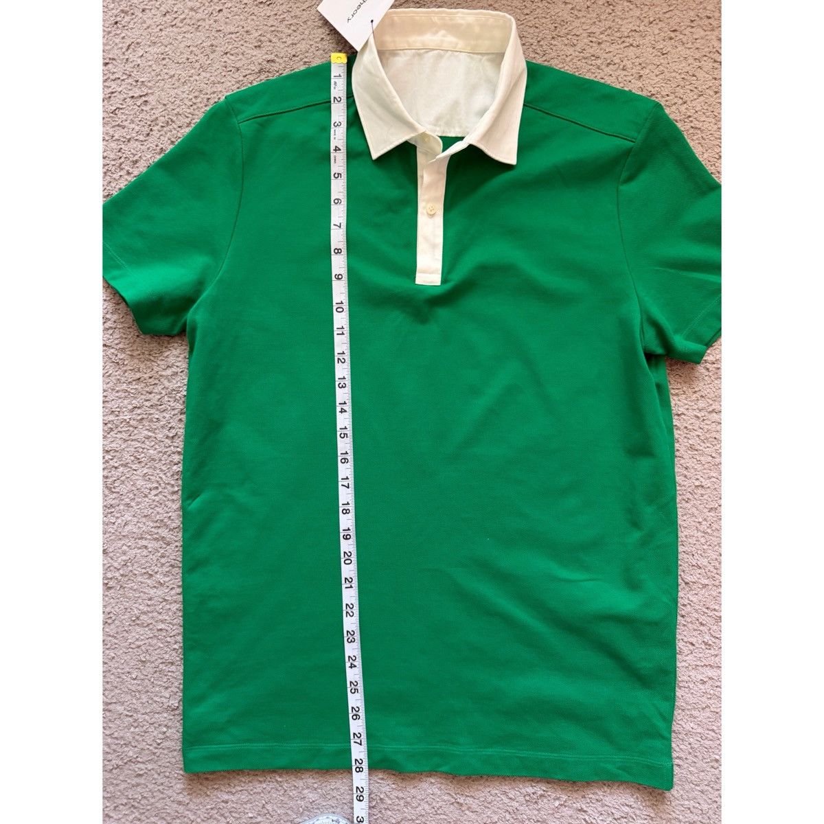 Theory THEORY GREEN POLO SHIRT Size US M / EU 48-50 / 2 - 6 Thumbnail