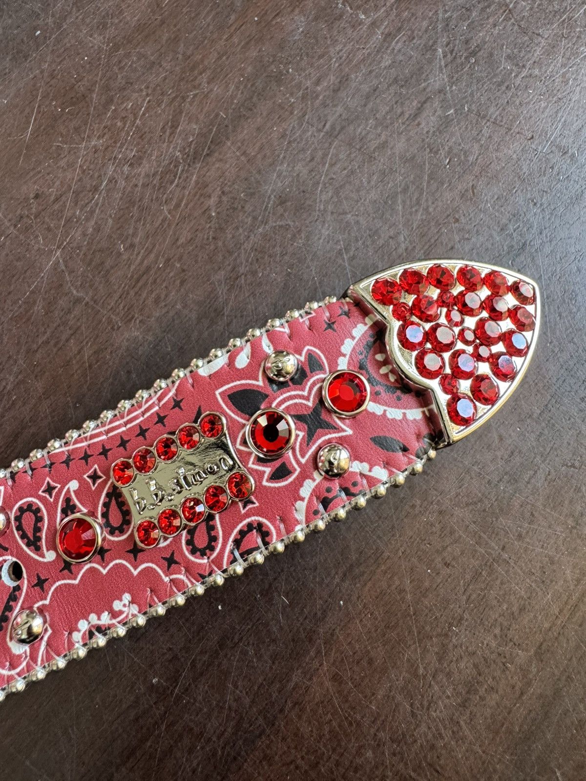 B.B. Simon × Supreme Supreme B.B. Simon Bandana Belt Red Medium Size ONE SIZE - 8 Thumbnail
