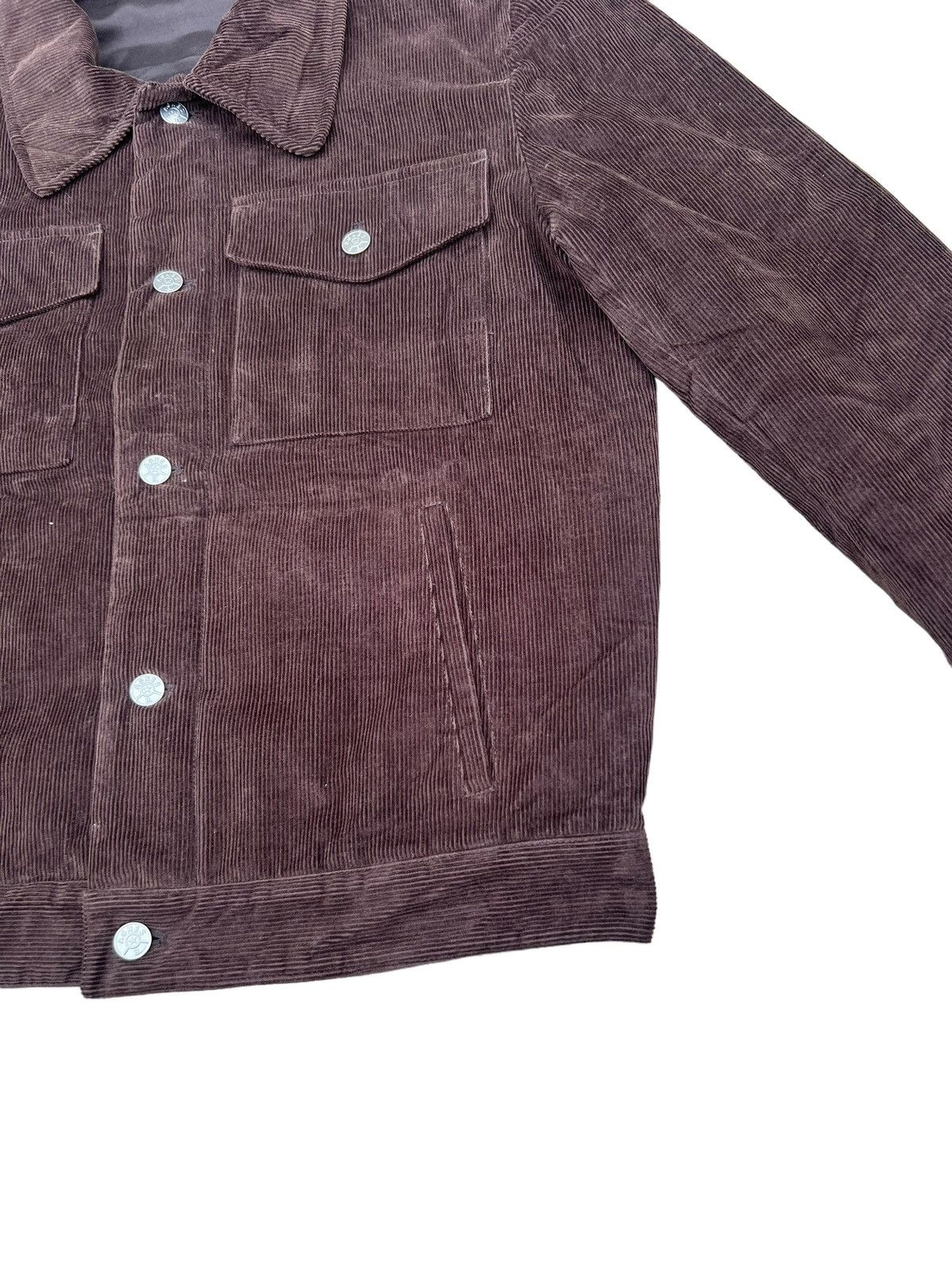 agnes b. Vintage 90s Agnes B. Homme Paris Lined Corduroy Jacket Size US M / EU 48-50 / 2 - 7 Thumbnail