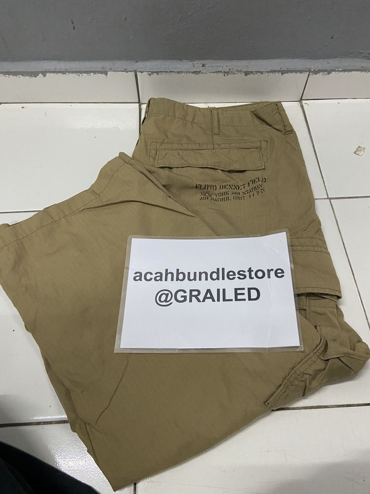 Avirex AVIREX ARMED FORCES MANUFACTURER CARGO PANTS Size US 38 / EU 54 - 20 Thumbnail