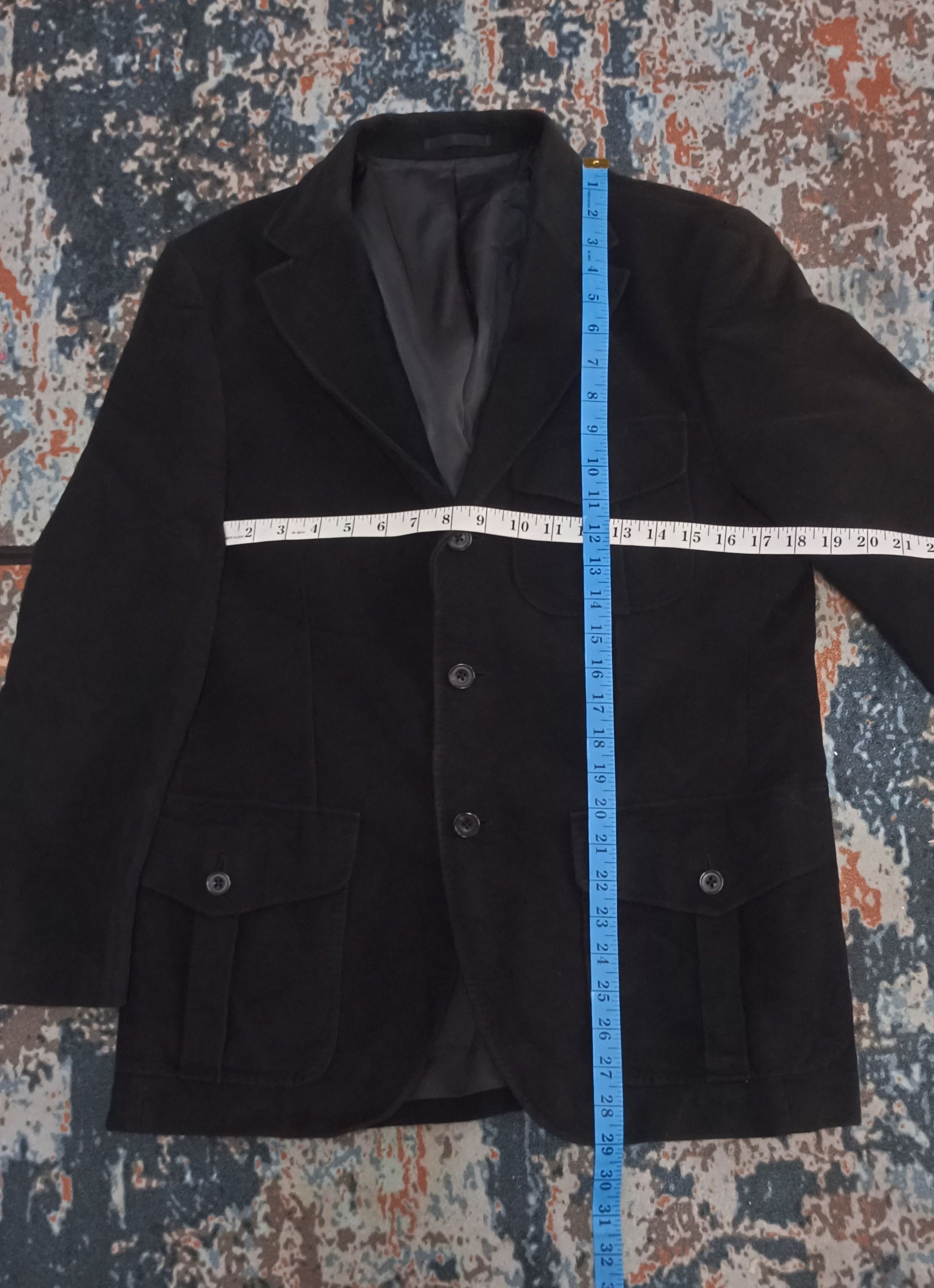 Daniel Hechter × Japanese Brand × Vintage Vintage🔥 Daniel Hecther PARIS MICROTEX Men Black Blazer Size US S / EU 44-46 / 1 - 13 Thumbnail