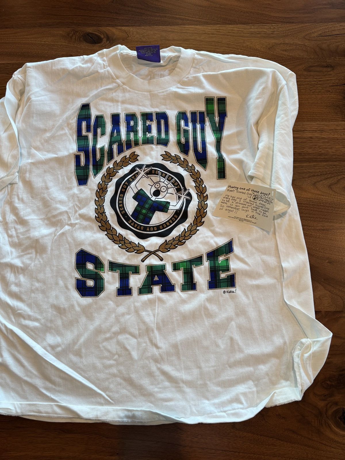Vintage Scared Guy State tee Size US XL / EU 56 / 4 - 1 Preview
