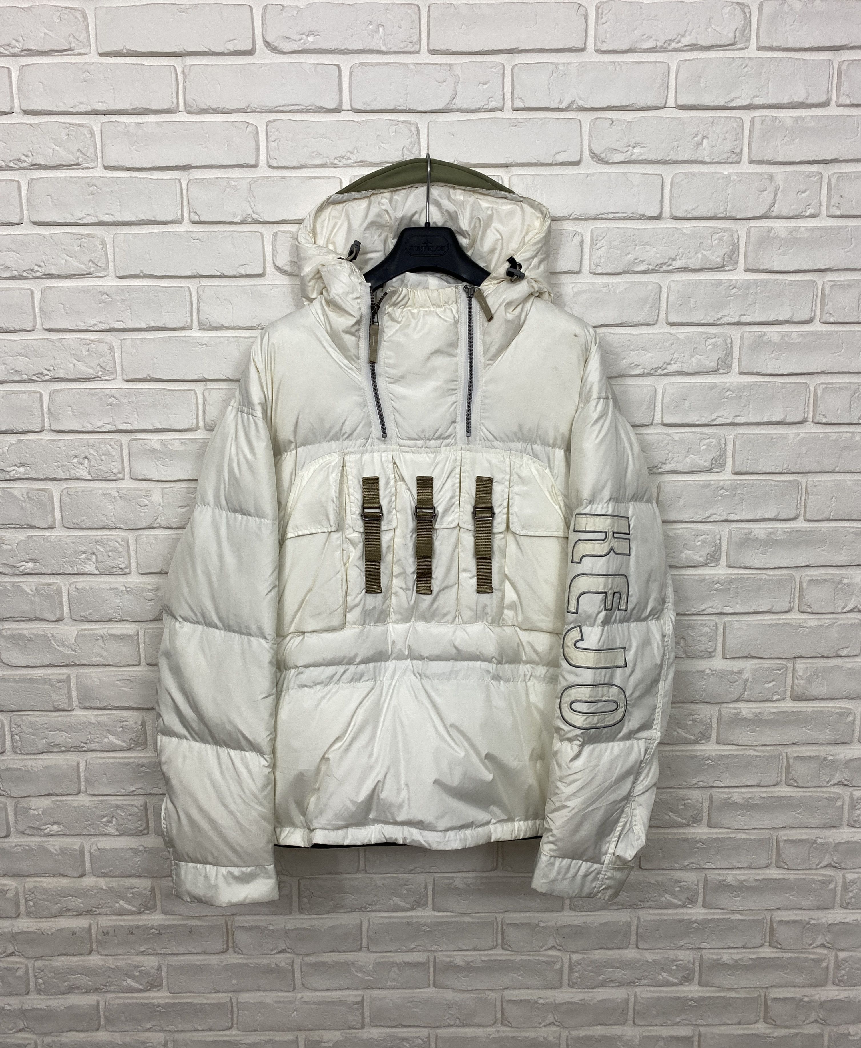 image of Vintage Kejo Japanese Down Anorak Jacket Winter Puffer Size XL in White, Men's