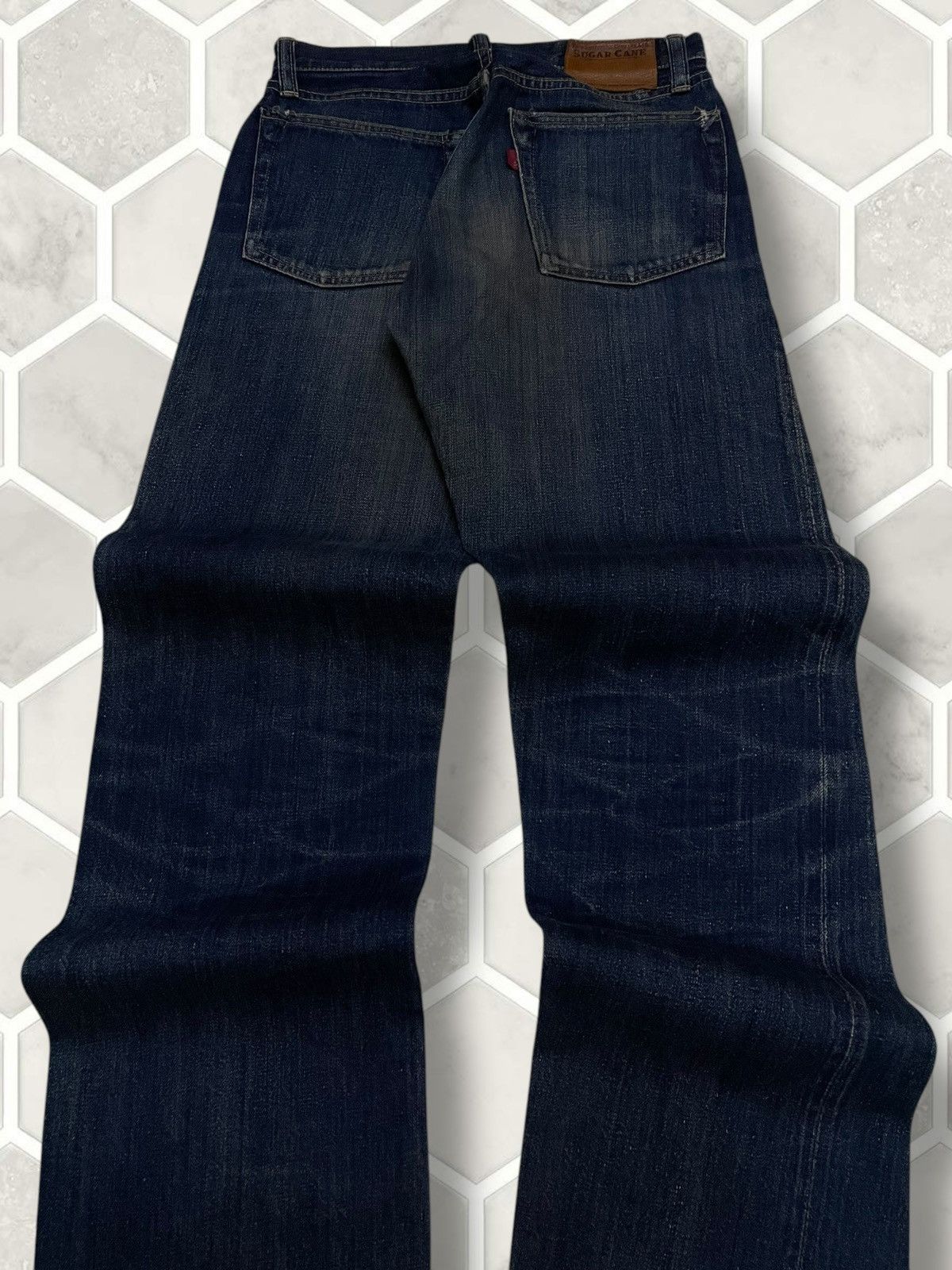 Sugar Cane Vintage Rare 1990s Japan Designer Sugar Cane Selvedge Denim Size US 27 - 12 Thumbnail