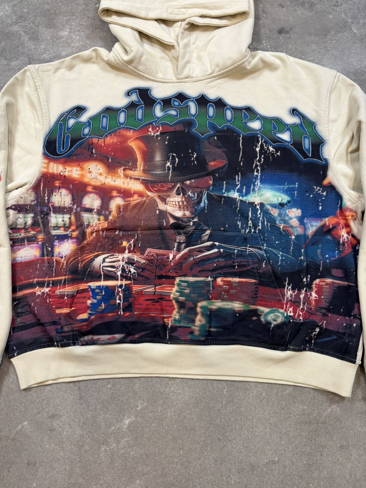 Godspeed Godspeed Lifes a Gamble Hoodie, Bone Size US XL / EU 56 / 4 - 3 Thumbnail