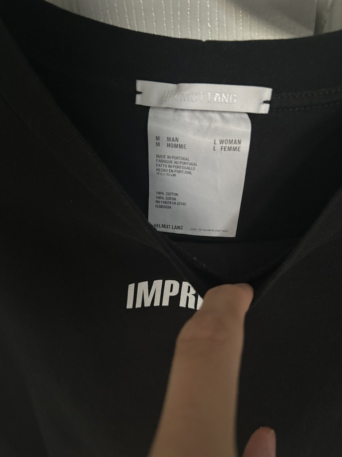 Helmut Lang Helmut Lang Impress T-Shirt Size US S / EU 44-46 / 1 - 4 Thumbnail