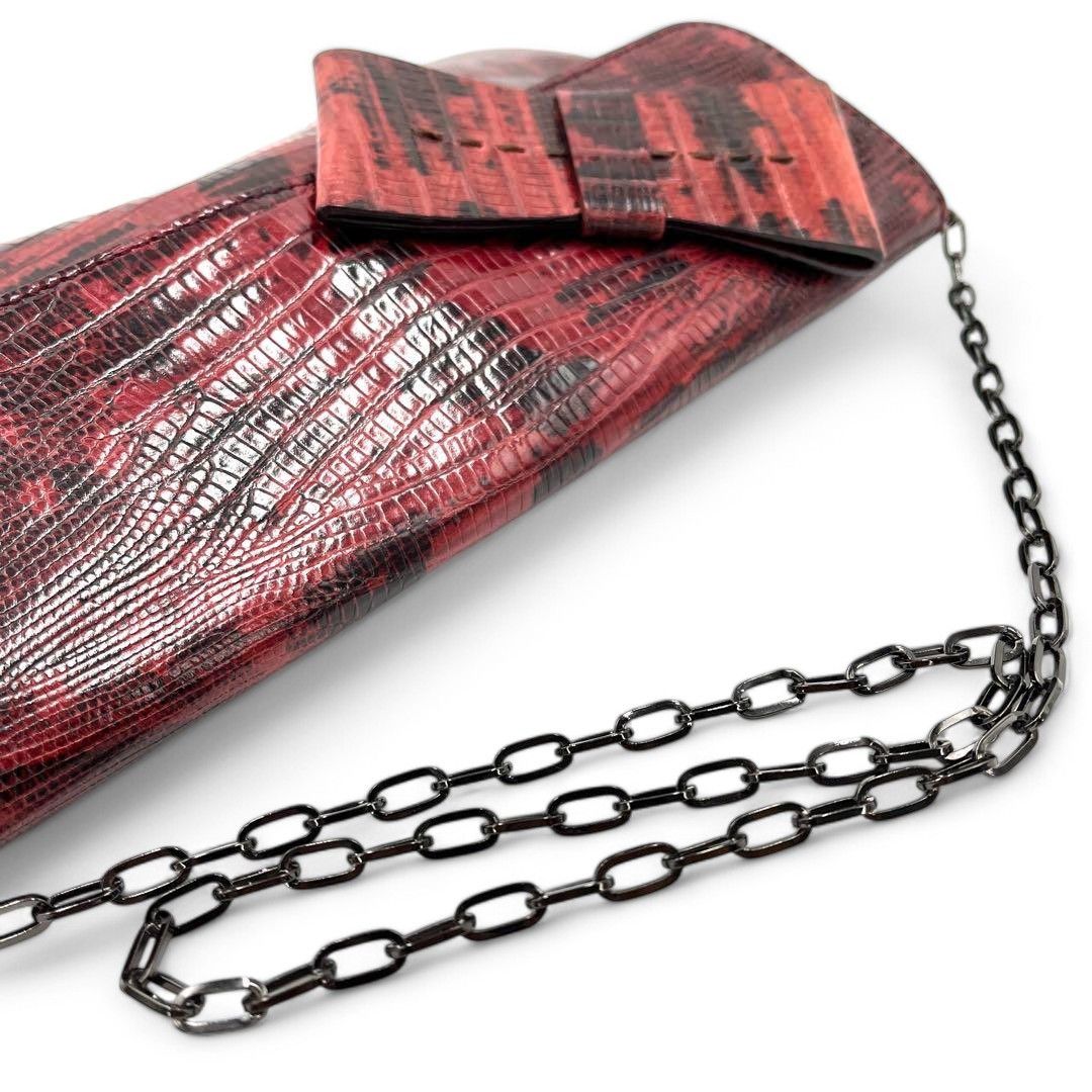 Miu Miu Miu Miu - Cobra Handbag Shoulder Bag Red Bordeaux Size ONE SIZE - 7 Thumbnail