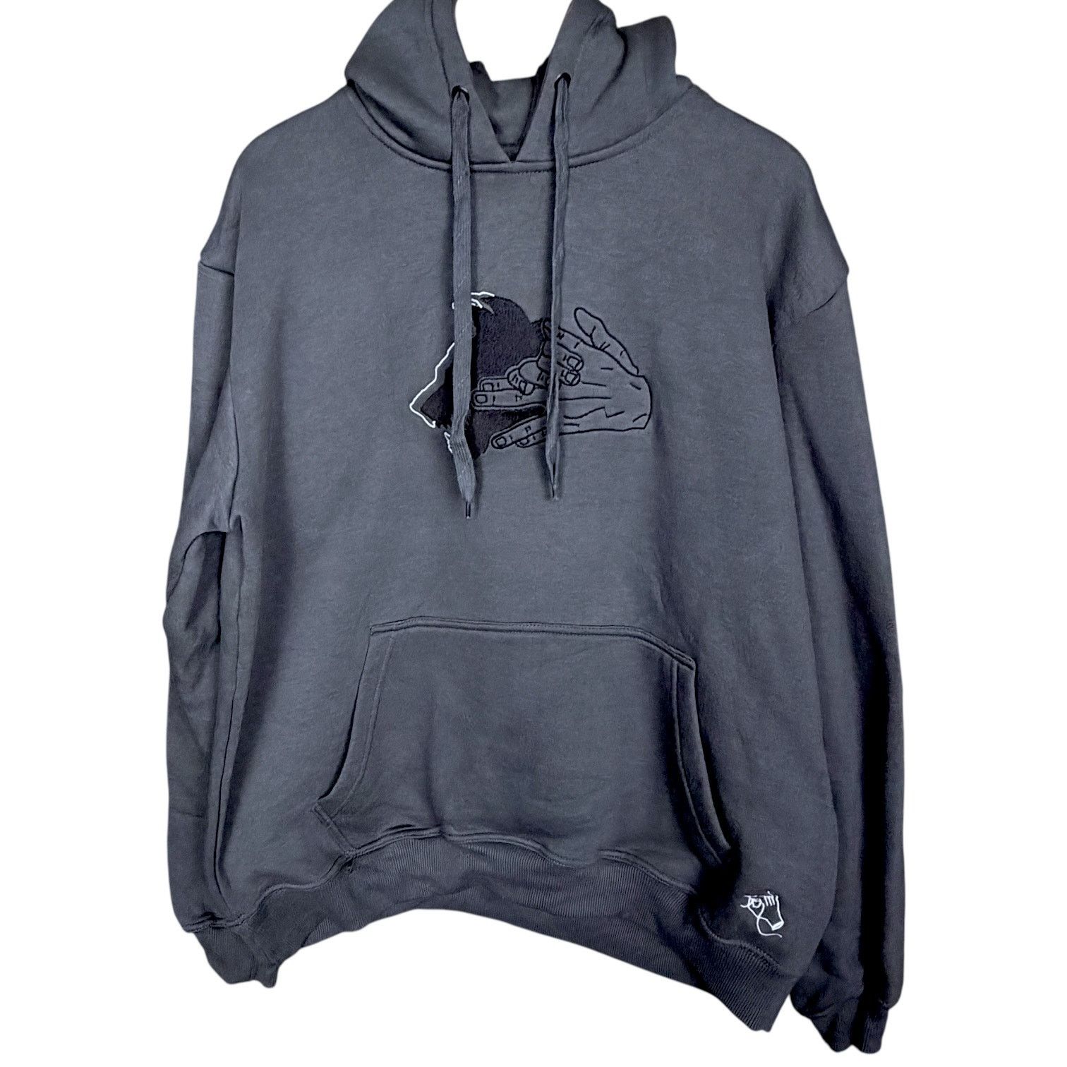 Steady Hands Steady Hands ASL Gray Hoodie "Divine Dogs" Sasuke Anime L Size US L / EU 52-54 / 3 - 7 Thumbnail