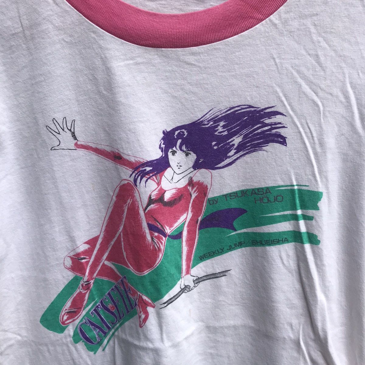 Anime Vintage rare 80s CATSEYE anime tee Size US M / EU 48-50 / 2 - 3 Thumbnail