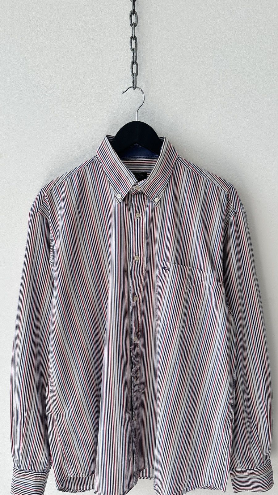 Paul & Shark Paul & Shark Luxury Casual Striped Cotton Shirt Button Down Size US XXL / EU 58 / 5 - 6 Thumbnail