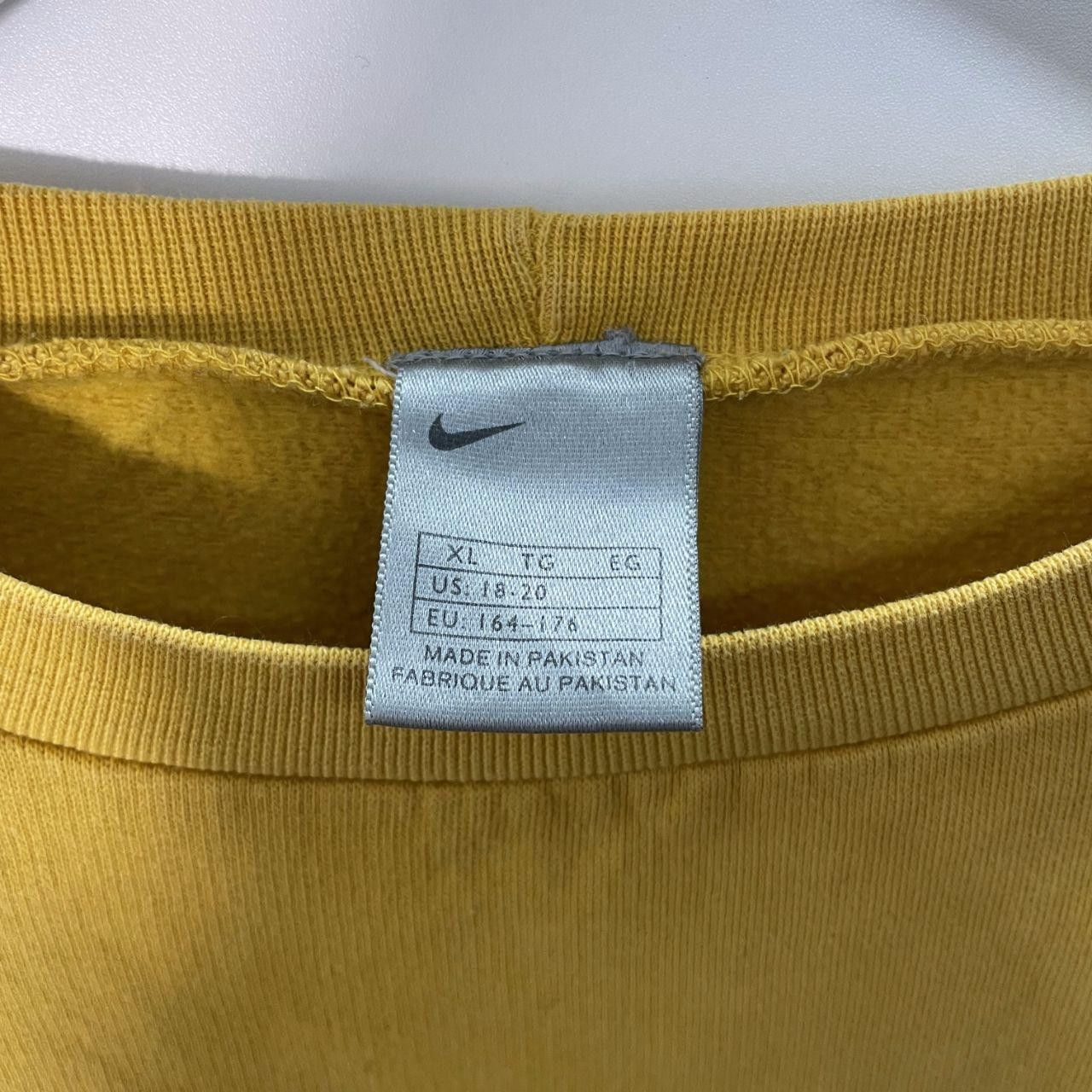 Nike Nike Men's Yellow Sweatshirt Size US XL / EU 56 / 4 - 2 Thumbnail