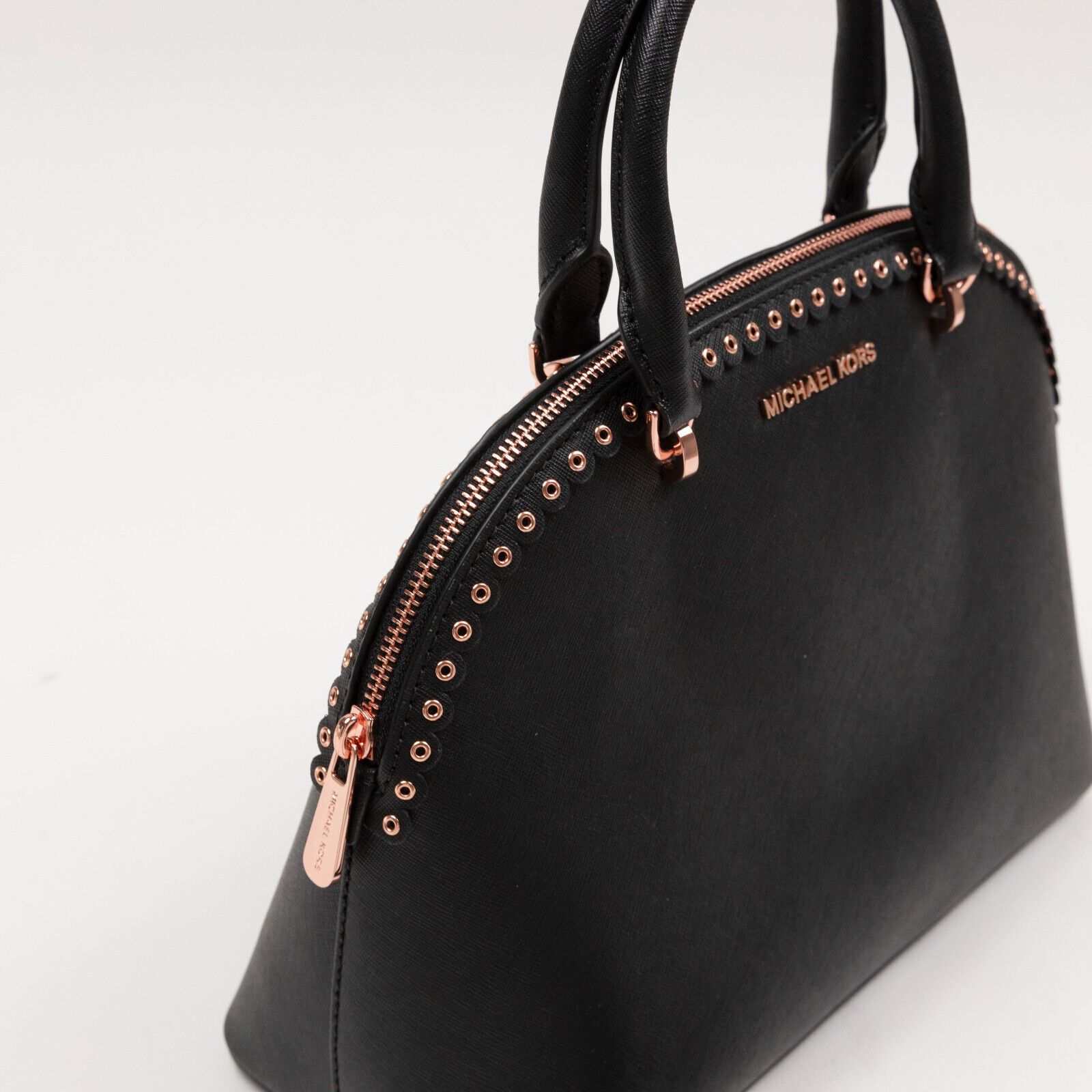 Michael Kors Michael Kors Dome Emmy Saffiano Leather Satchel Handbag Size ONE SIZE - 3 Thumbnail