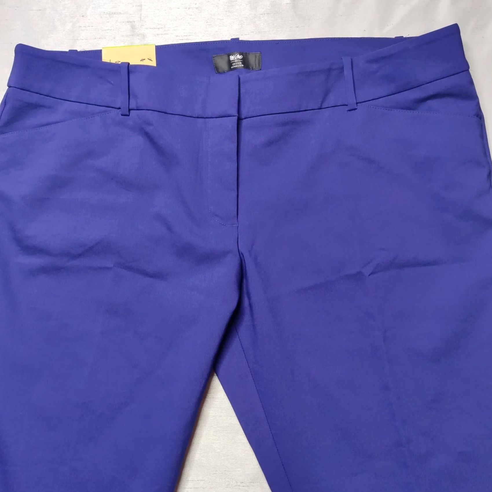 Mossimo Mossimo Stretch Extensible Women 18 Plum Mid-Waist Straight Pants NEW Dress Pants Size 40" / US 18 - 5 Thumbnail