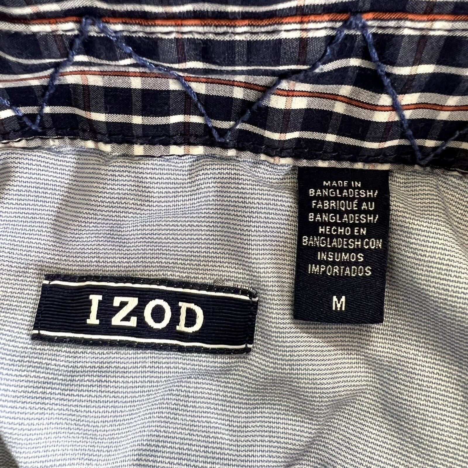 Izod Izod Plaid Button Down Long Sleeve Shirt Size US M / EU 48-50 / 2 - 4 Thumbnail