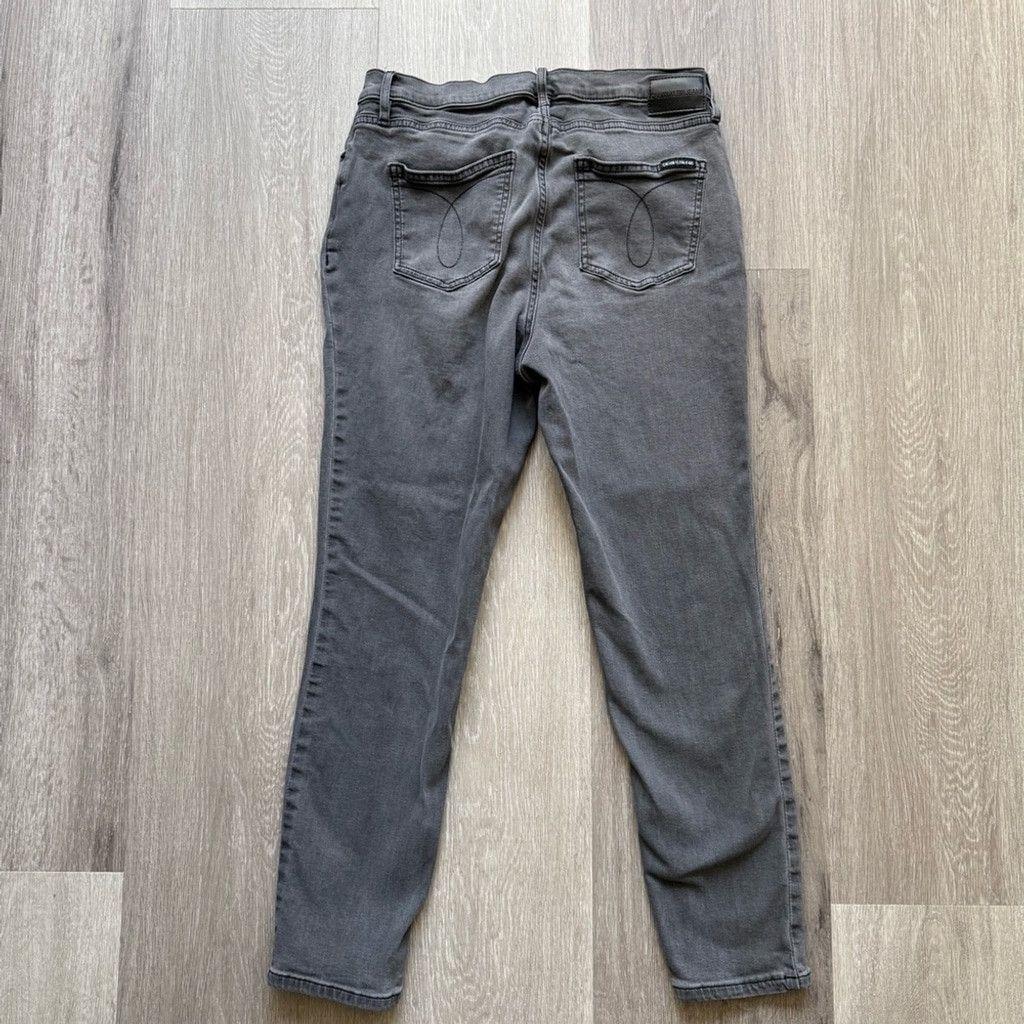 Calvin Klein Calvin Klein Gray Skinny Jeans Modern Fit Size 34" / US 12 / IT 48 - 2 Thumbnail
