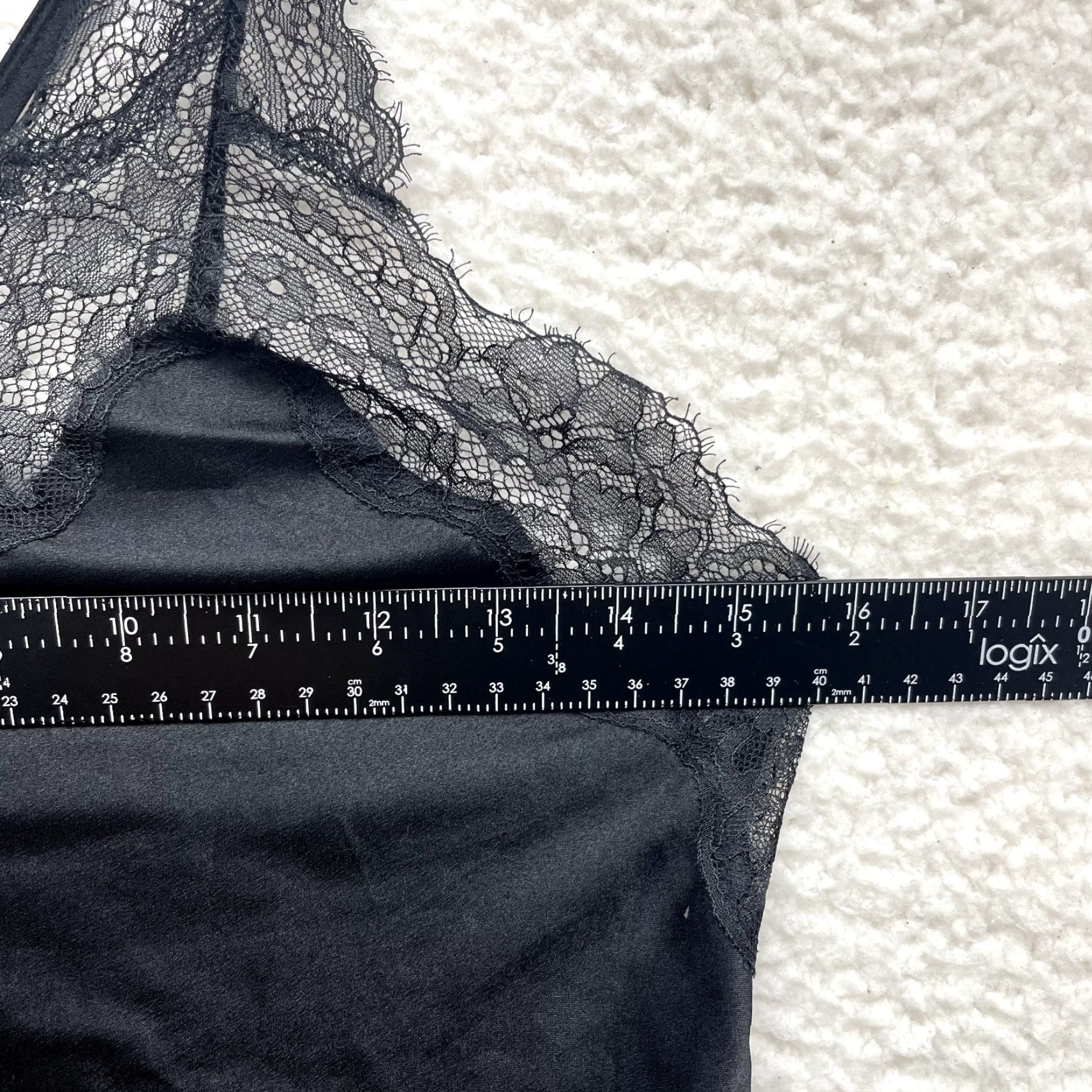 Victoria's Secret Victoria's Secret Midi Slip Dress Small Black Satin Lace Chemise Lingerie Dress Women S Black Satin Lace Chemise Victoria's Secret Size S / US 4 / IT 40 - 6 Thumbnail