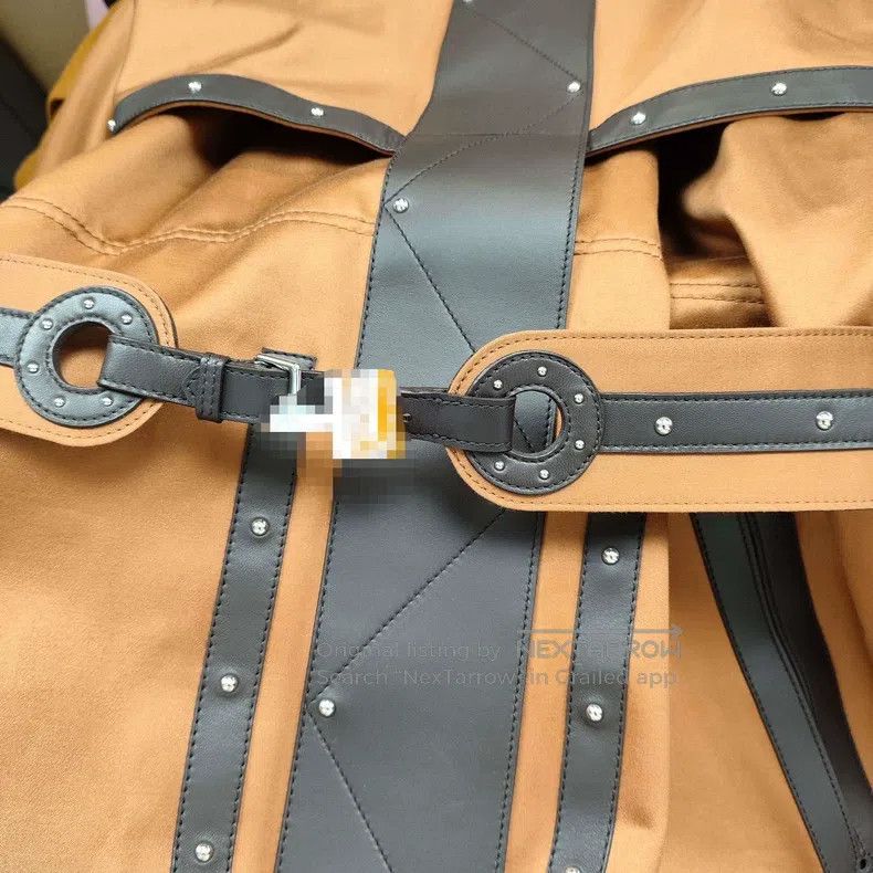 Hermes Hermes Leather and Cotton Blend Coat Size XXS / US 00 / IT 34 - 4 Thumbnail