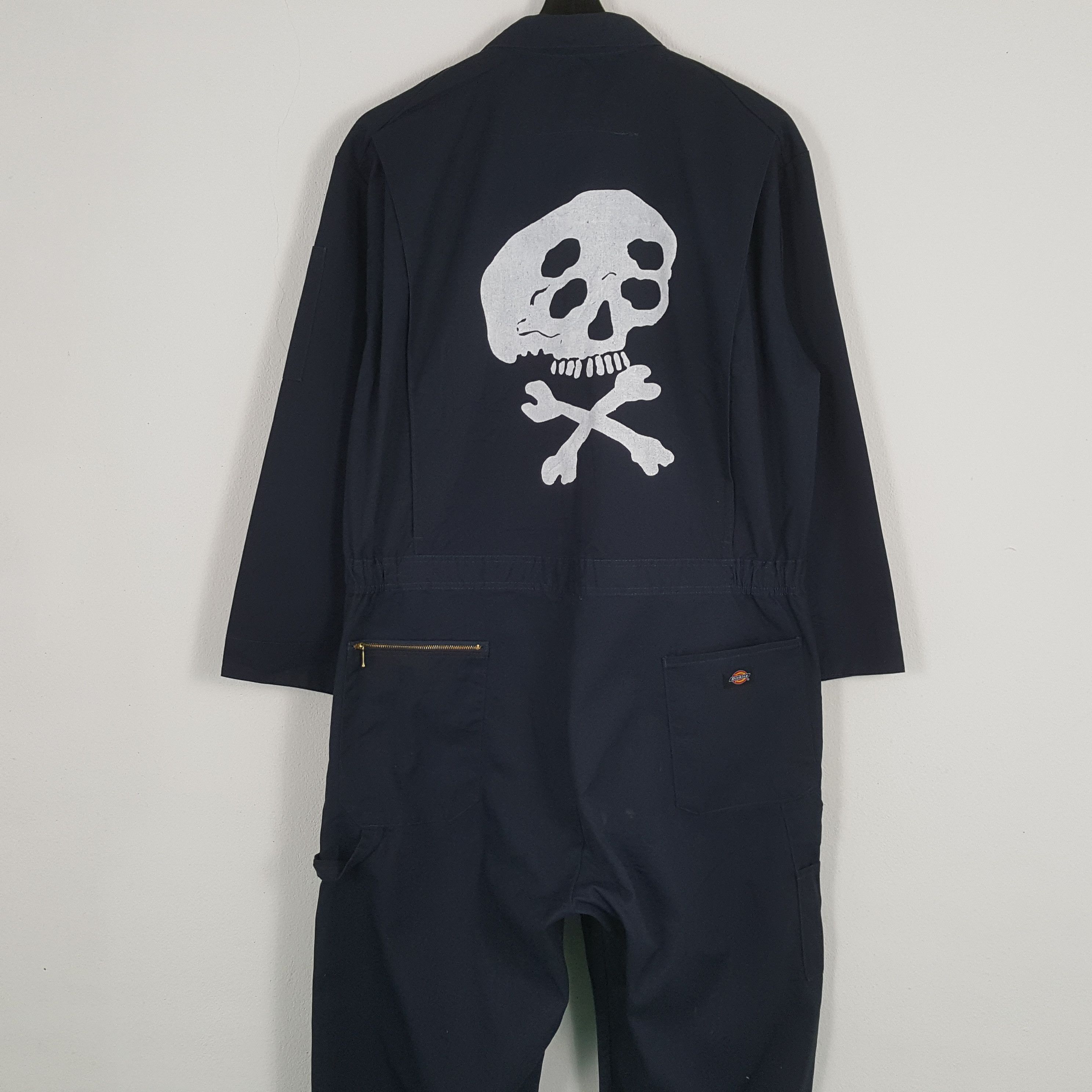 Dickies × Vintage DICKIES X SKULLS Custom Art Coverall Jacket Size US XXL / EU 58 / 5 - 2 Thumbnail