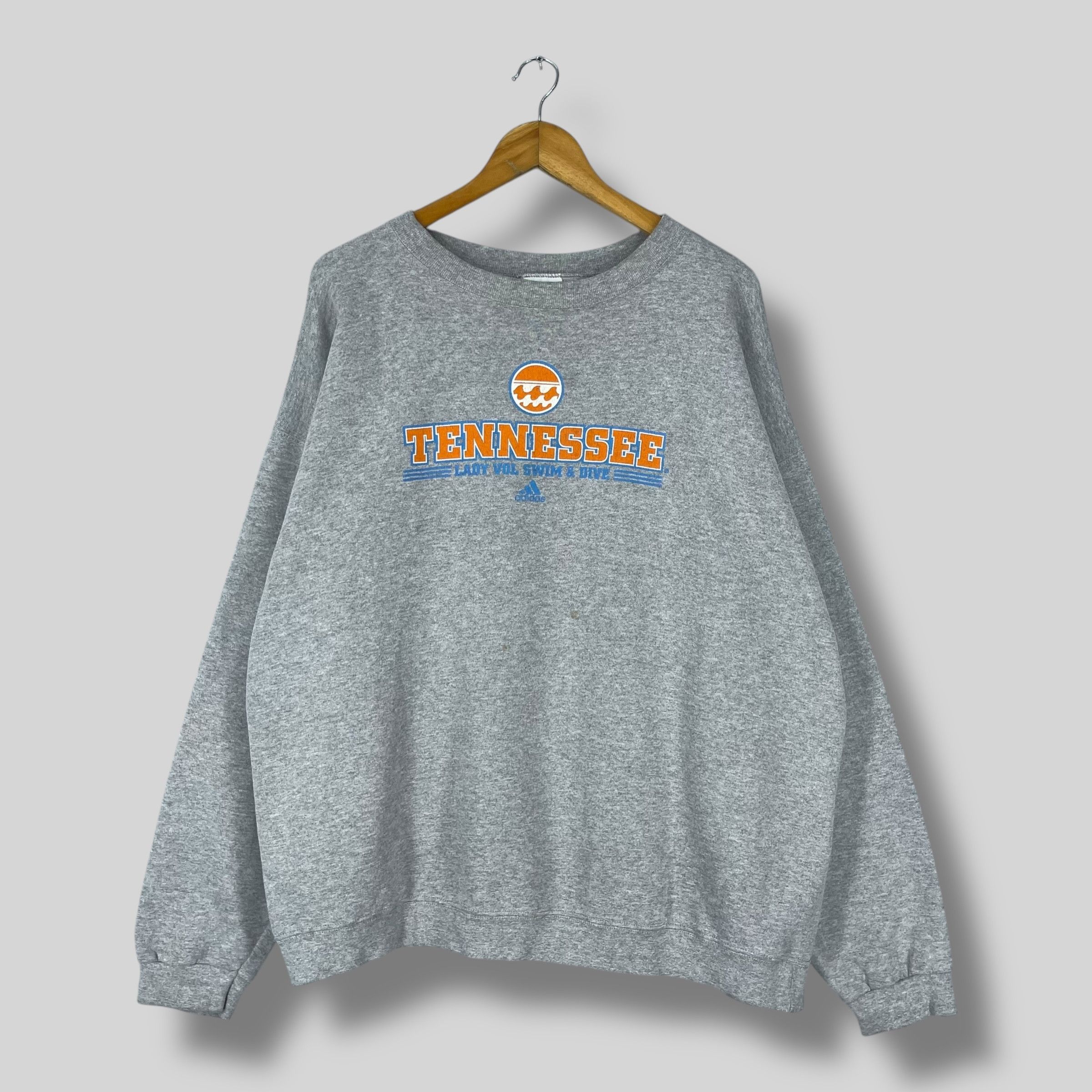 Adidas Vintage 90's ADIDAS Tennesse Spellout Printed Sweatshirt Size US M / EU 48-50 / 2 - 1 Thumbnail