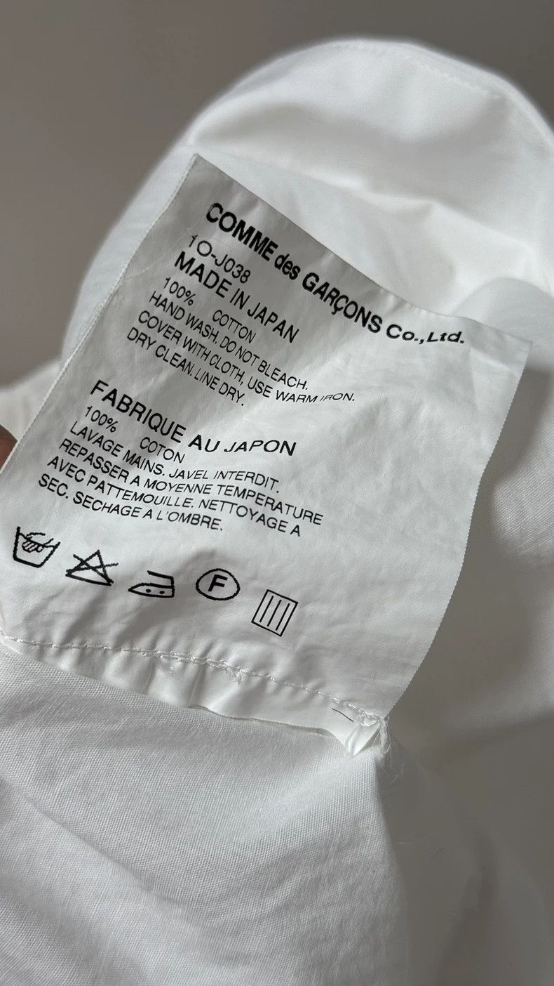 Other Comme Des Garcons White button-down shirt Size M / US 6-8 / IT 42-44 - 4 Thumbnail