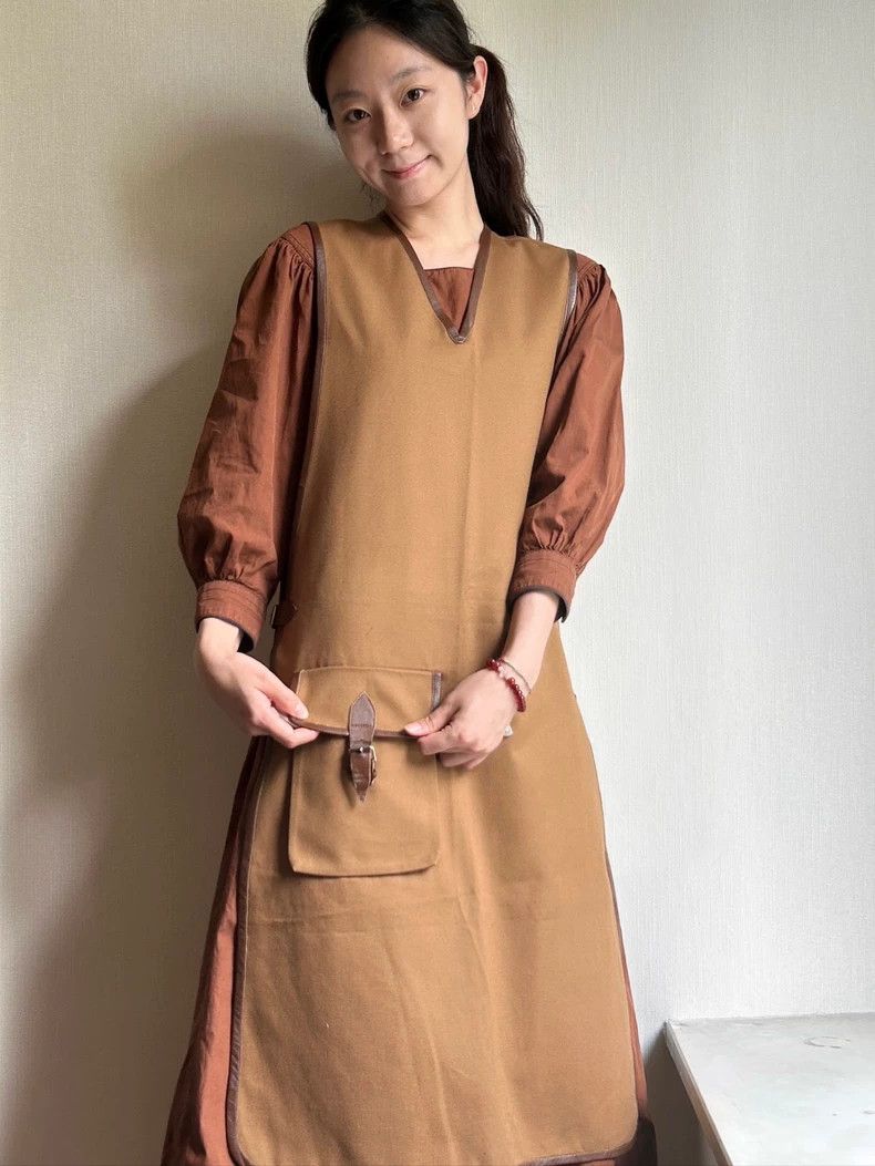 Other KENZO Work vest, caramel brown cotton fabric Size XS / US 0-2 / IT 36-38 - 2 Thumbnail