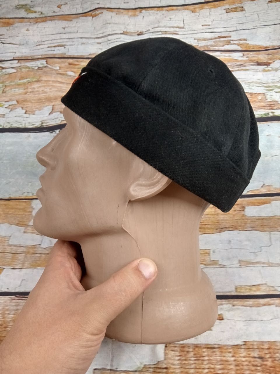 Nike Vintage 90s Y2K Nike Swoosh Docker Hat Skull Cap Beanie Size ONE SIZE - 3 Thumbnail