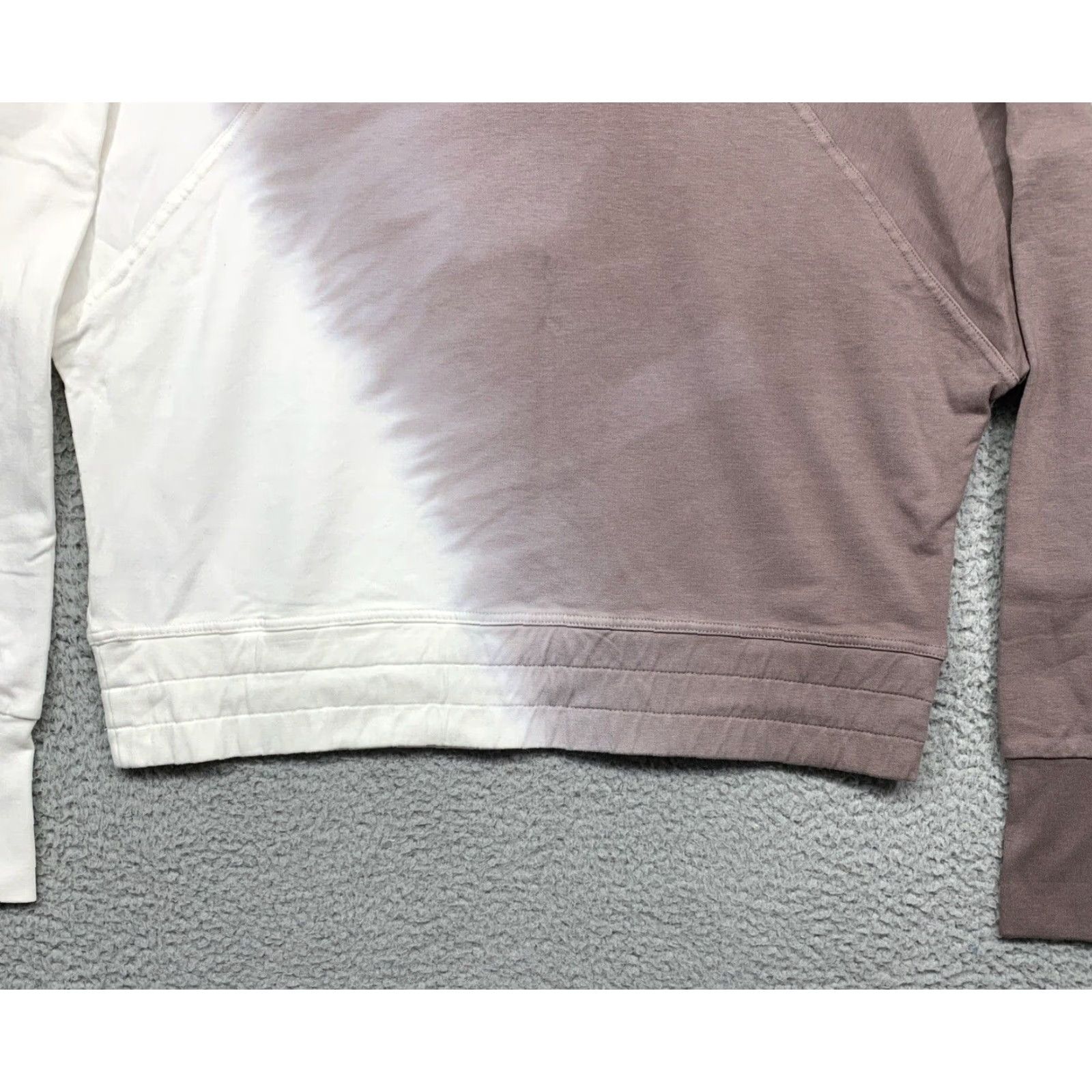 Vintage Joy Lab Women’s Mocha & Cream Cropped Sweatshirt M Adult Casual Activewear Long Sleeve Raglan Crew Neck Logo 90s Modern Trendless NWT Size M / US 6-8 / IT 42-44 - 6 Thumbnail