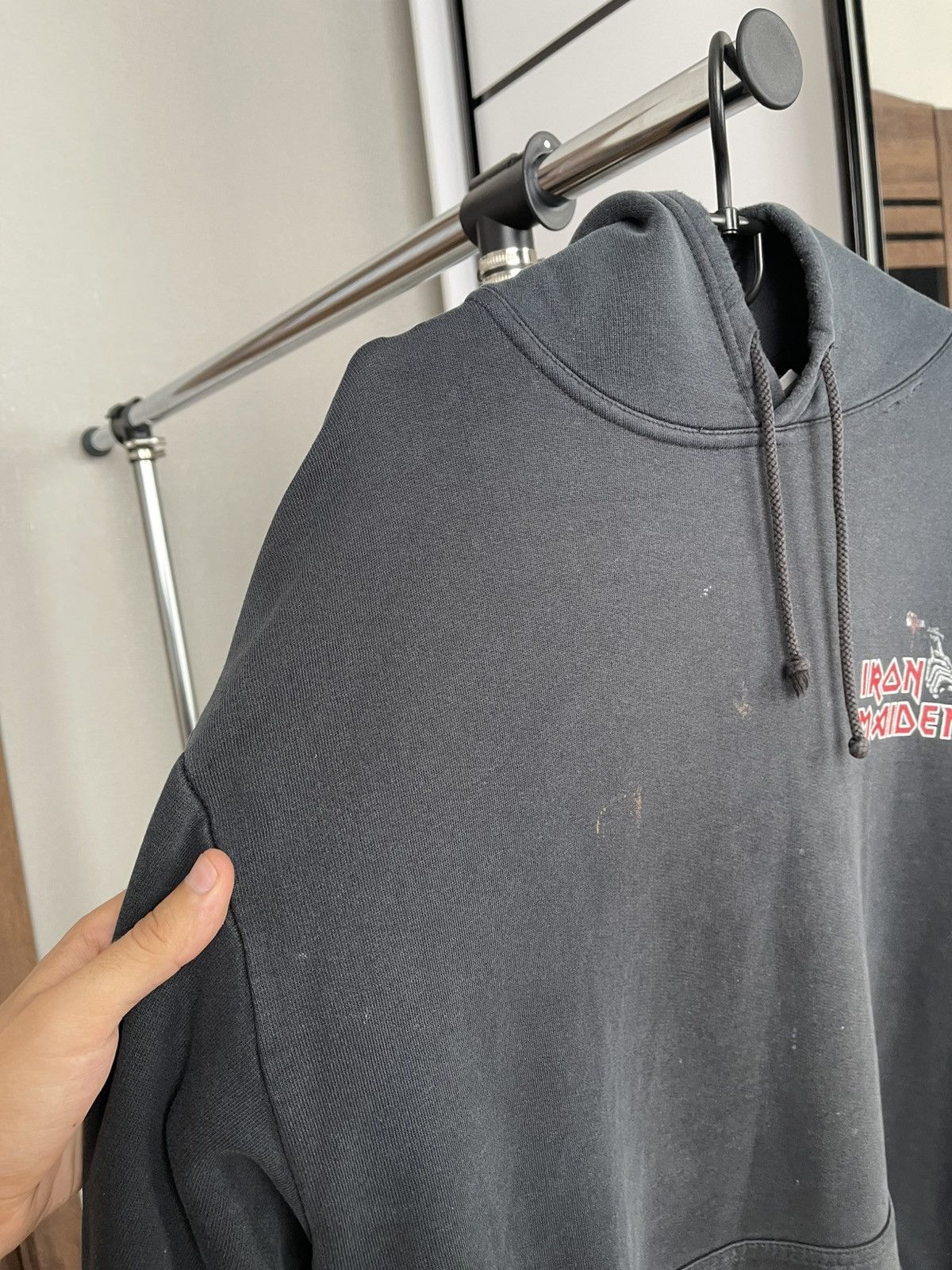 Iron Maiden Iron Maiden Killers Vintage Hoodie 90s Size US XL / EU 56 / 4 - 18 Thumbnail