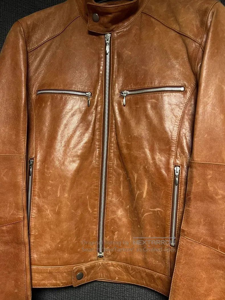 Yohji Yamamoto Yohji Yamamoto Leather Jacket. Size US L / EU 52-54 / 3 - 3 Thumbnail
