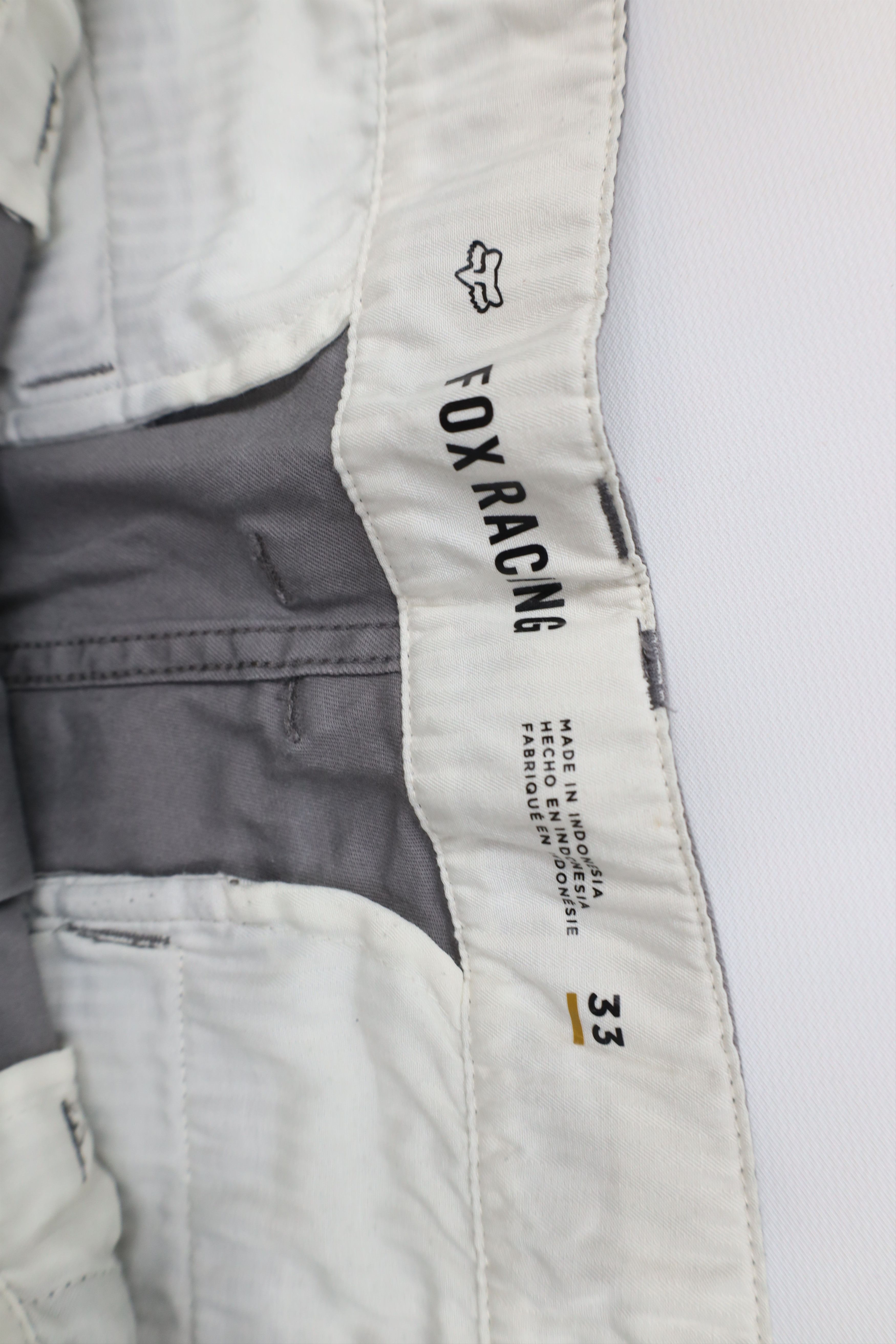 Fox Racing Vintage Y2K Fox Racing Spell Motocross Racing Shorts Gray Size US 33 - 6 Thumbnail