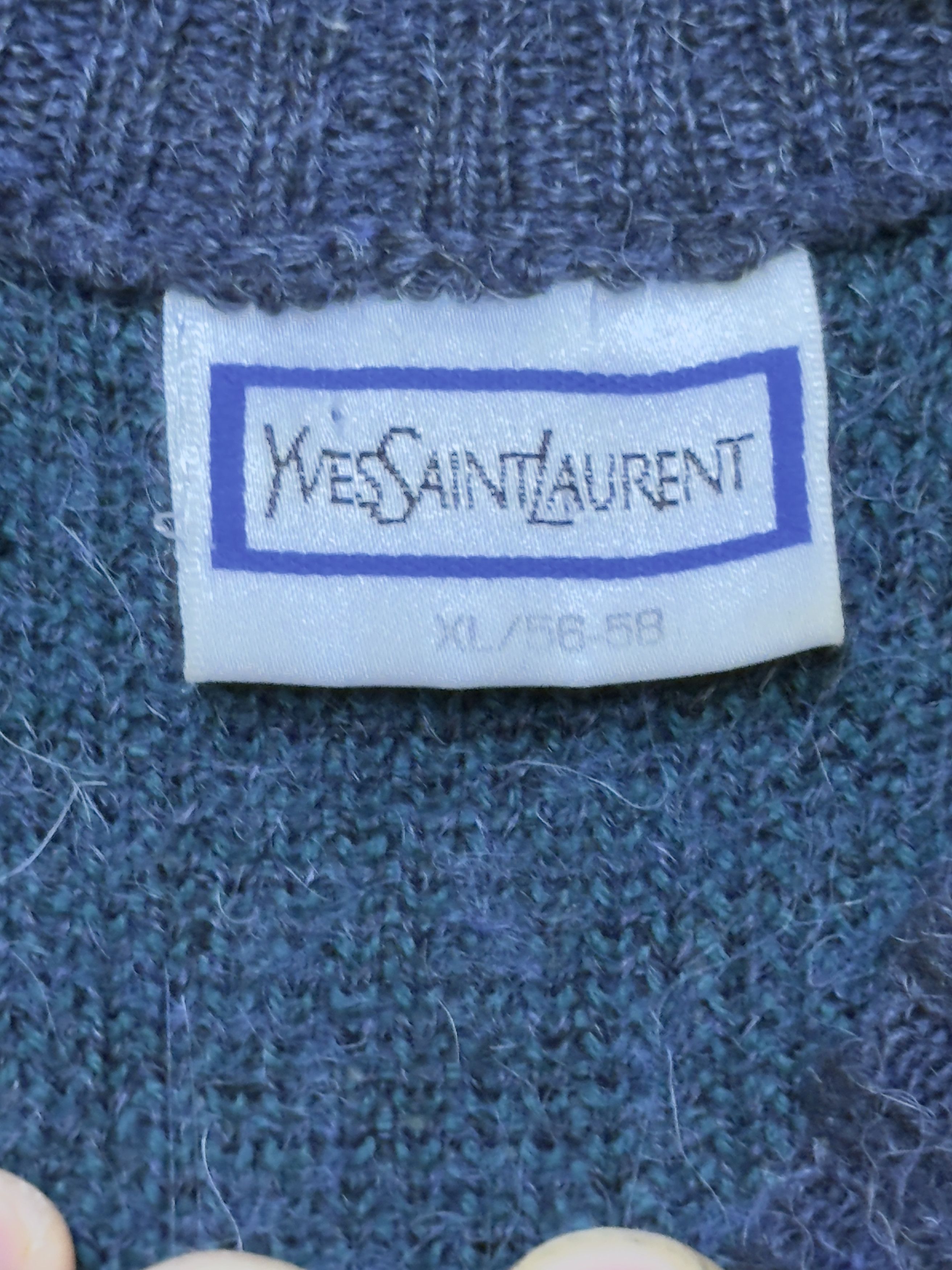 Yves Saint Laurent 🔥 Knitted wool vintage ysl yves saint laurent size xl Size US XL / EU 56 / 4 - 6 Thumbnail