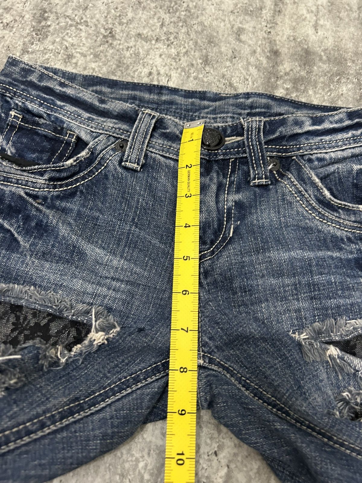 Japanese Brand Cecil Mc Bee Distressed Jeans Size 29" - 13 Thumbnail
