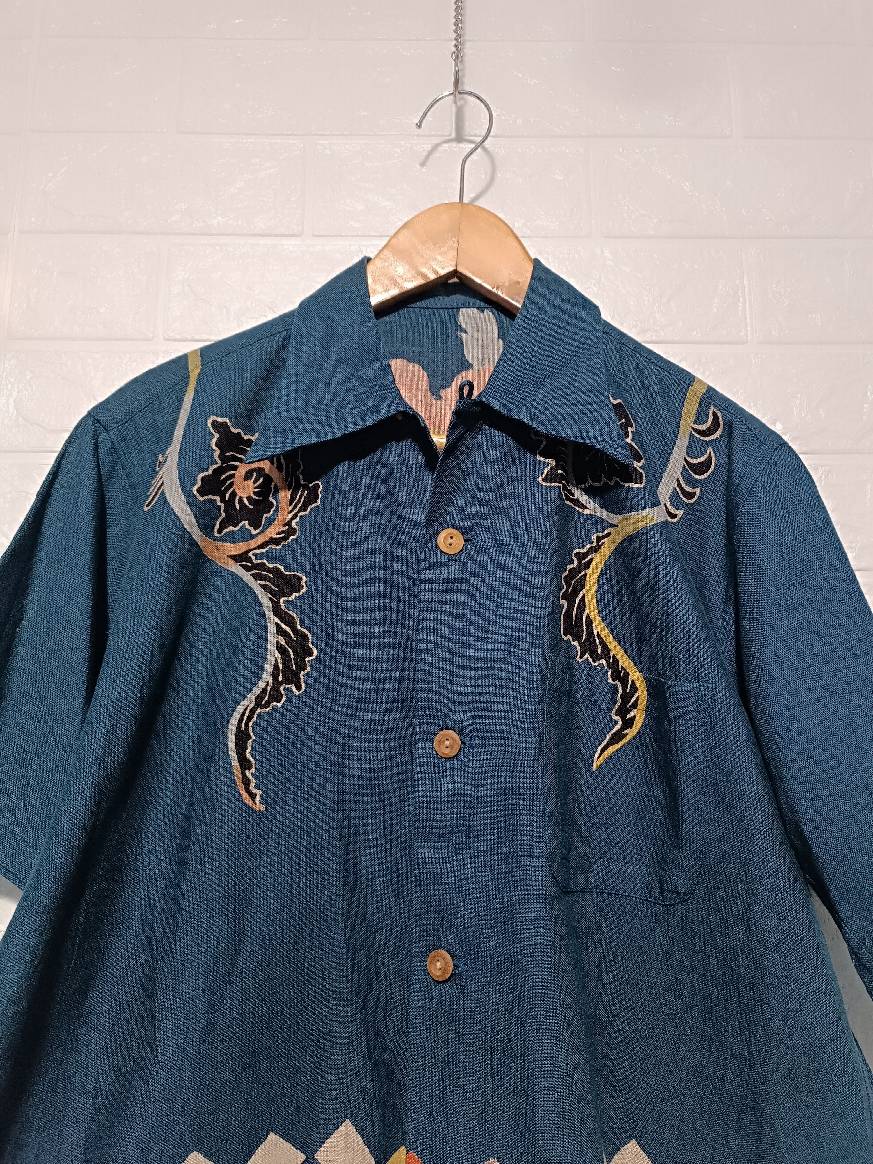 Japanese Brand Vintage Art Karakuri Tamashii Shirt Size US L / EU 52-54 / 3 - 3 Thumbnail