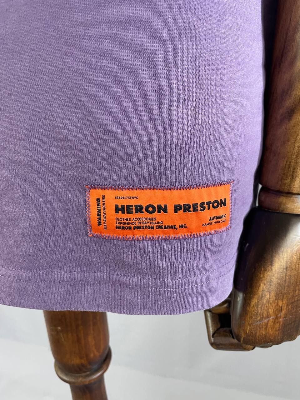 Heron Preston Heron Preston Стиль Purple Tee T Shirt Size US L / EU 52-54 / 3 - 6 Thumbnail