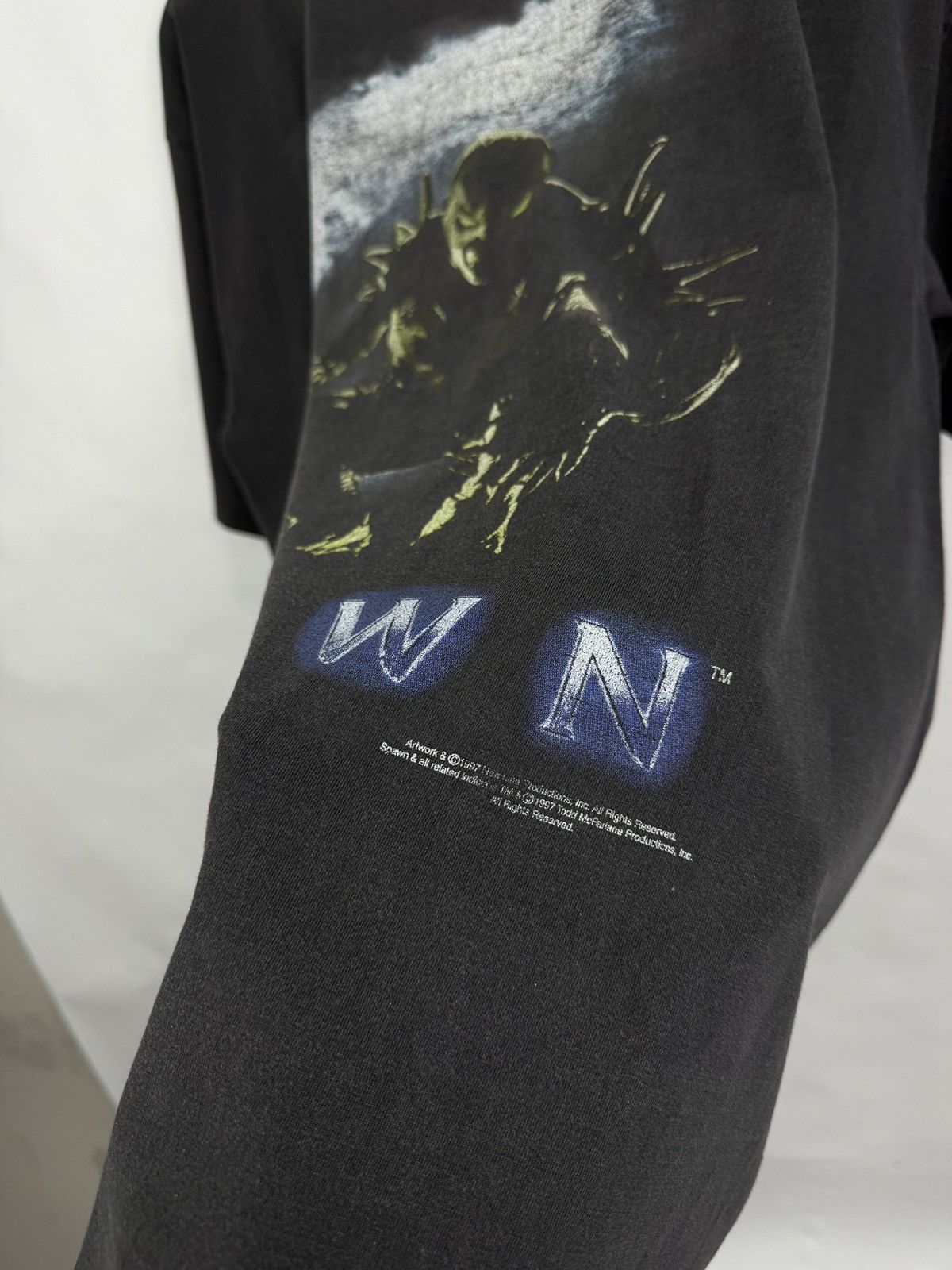 DC Comics 🇺🇸 Vintage 1997 Spawn Movie Todd McFarlane T-Shirt Retro Rare Size US XL / EU 56 / 4 - 5 Thumbnail