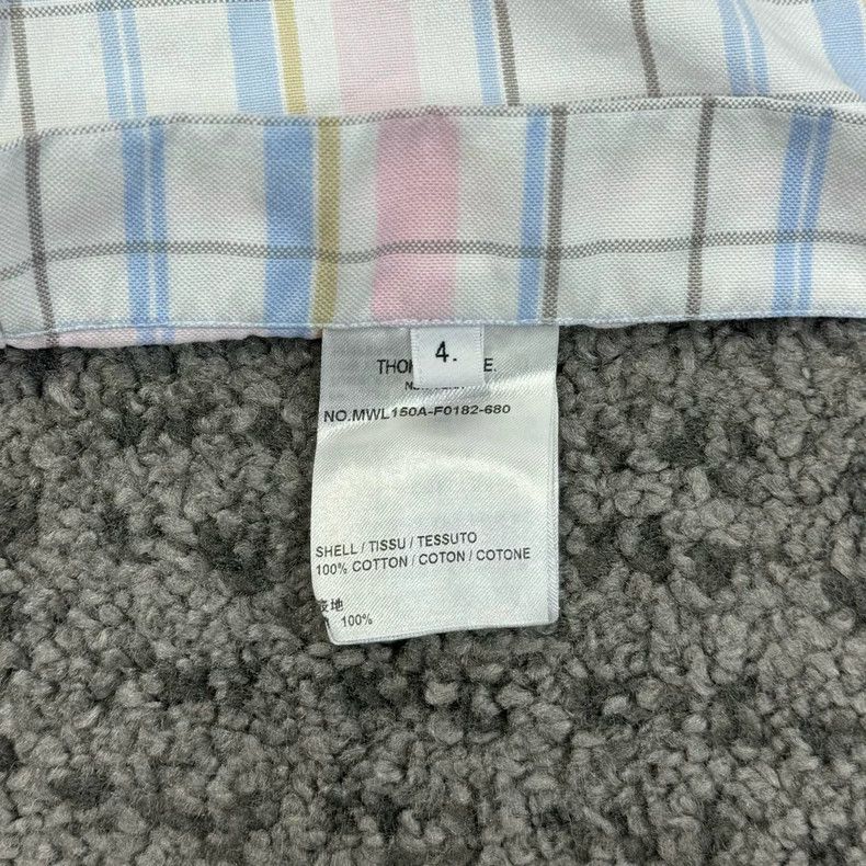 Thom Browne Thom Browne size4 A badge card shirt Size US XL / EU 56 / 4 - 3 Thumbnail