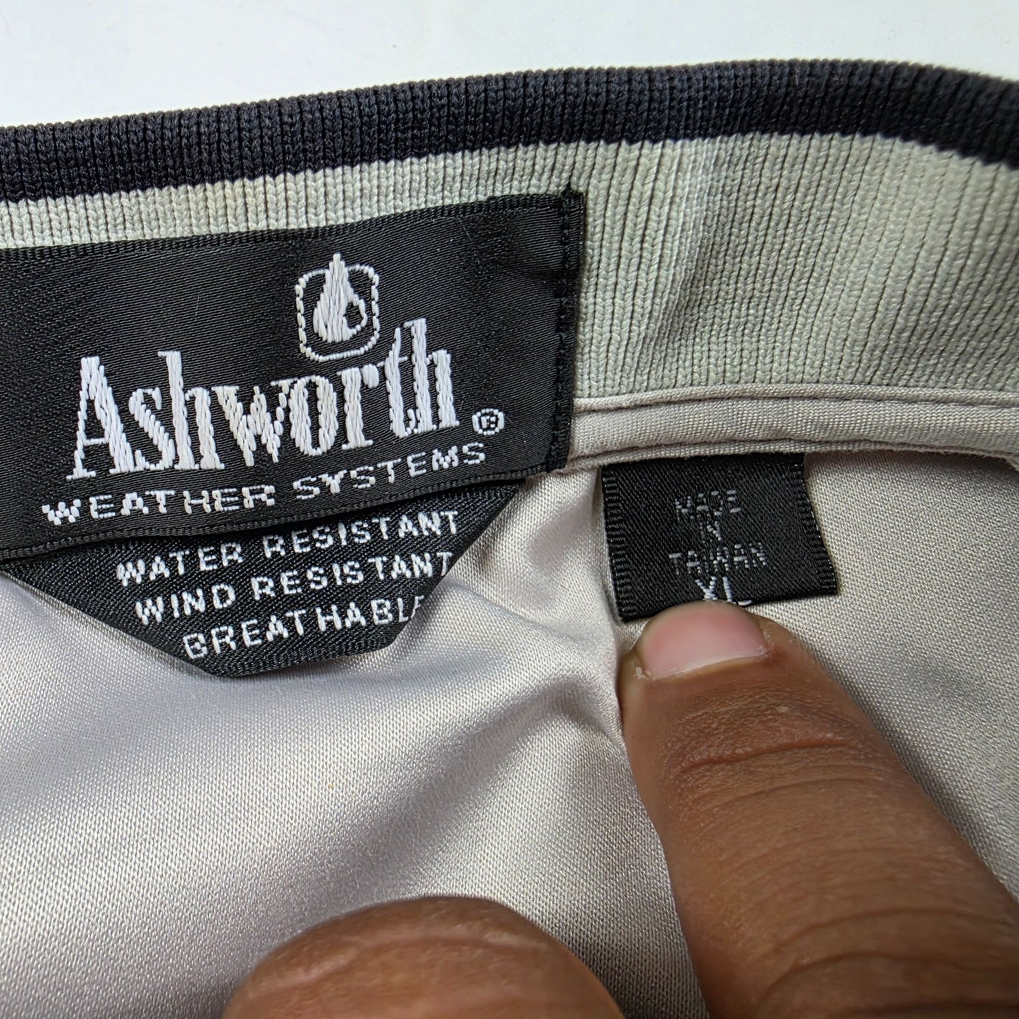 Ashworth Ashworth Golf Pullover Jacket Mens XL Beige Windbreaker Rain Size US XL / EU 56 / 4 - 3 Thumbnail