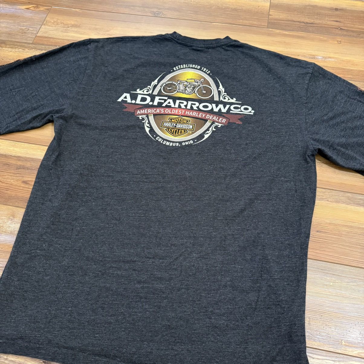 Harley Davidson Harley Davidson Flame Longsleeve Fire Motorcycle Shirt Size US XL / EU 56 / 4 - 3 Thumbnail