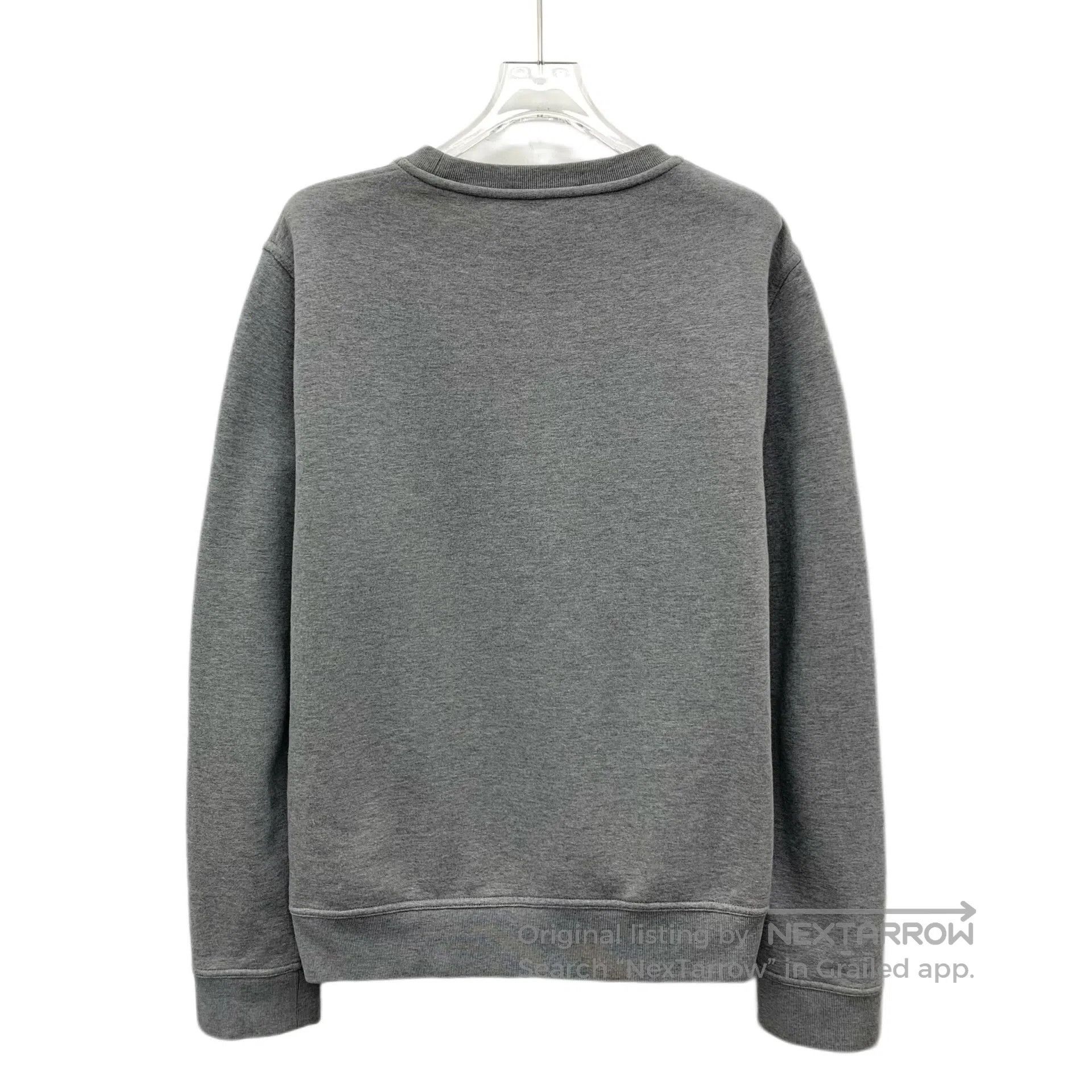 Hermes Hermes Gray robot leather patched crew neck long-sleeved s Size US M / EU 48-50 / 2 - 2 Thumbnail