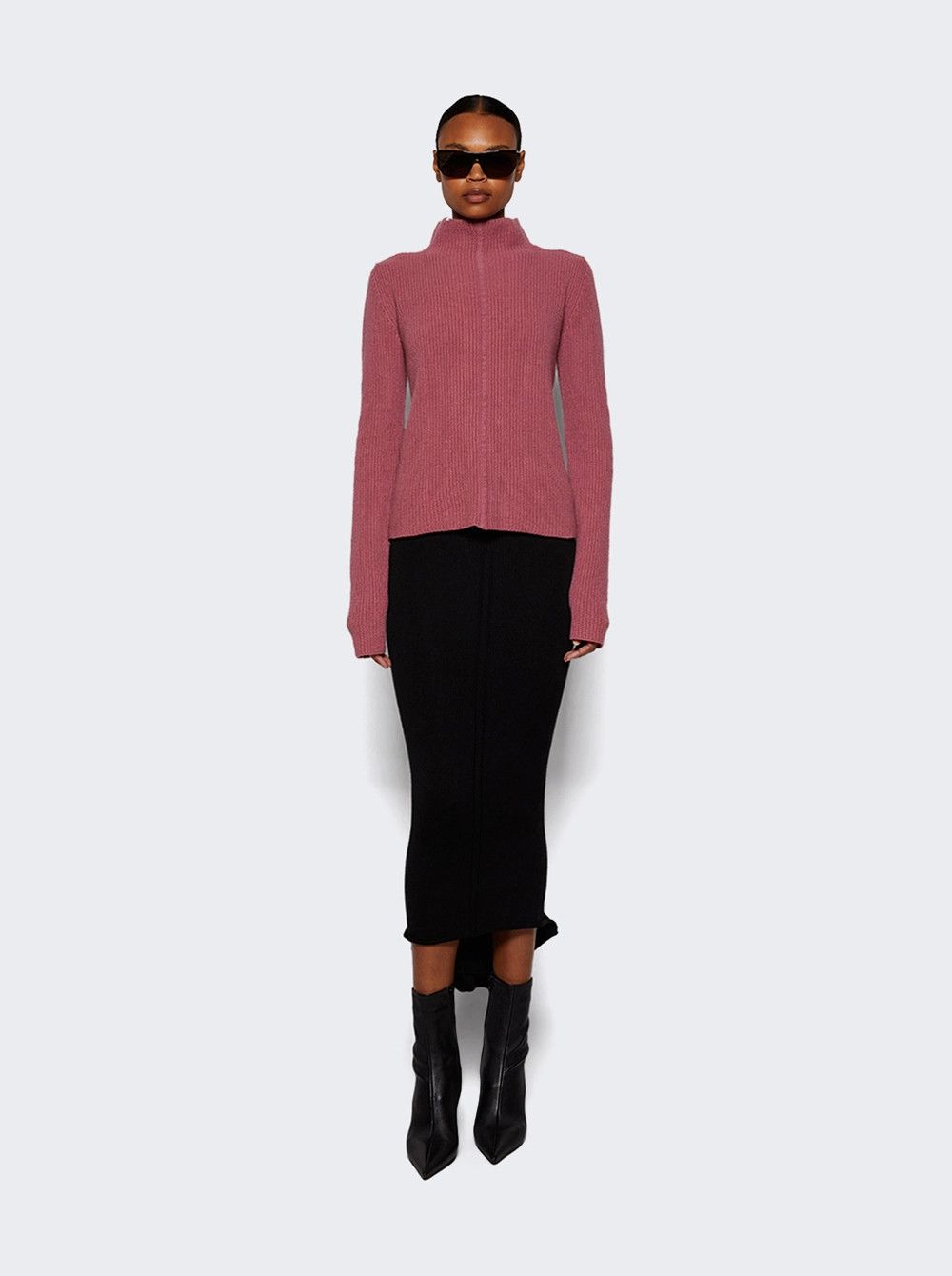 Rick Owens o1mle0426 Maglia Headon Lupetto Top in Pink Size XL / US 12-14 / IT 48-50 - 2 Thumbnail
