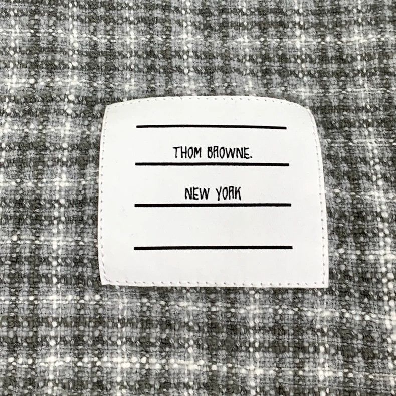 Thom Browne Thom Browne Gray cotton turned-down single row knitted sho Size XS / US 0-2 / IT 36-38 - 5 Thumbnail