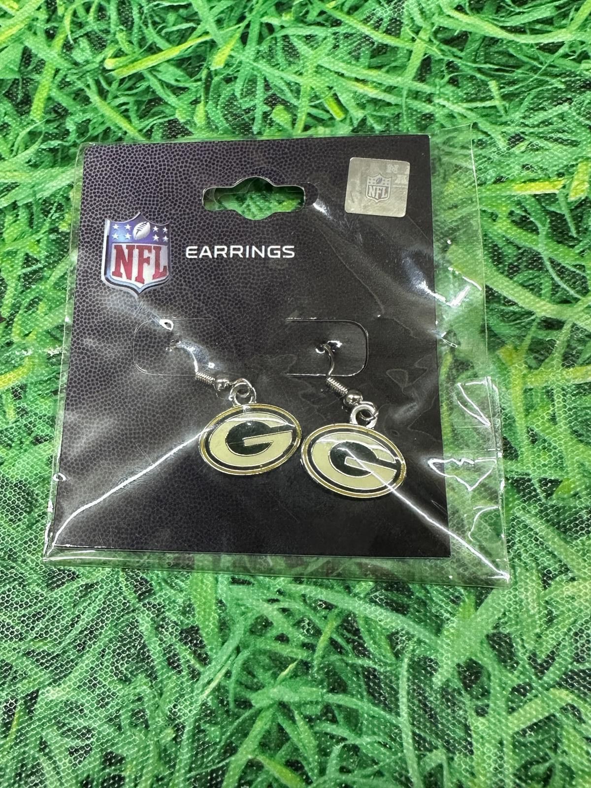 NFL Green Bay Packers Dangle Earrings NFL NEW Size ONE SIZE - 1 Thumbnail